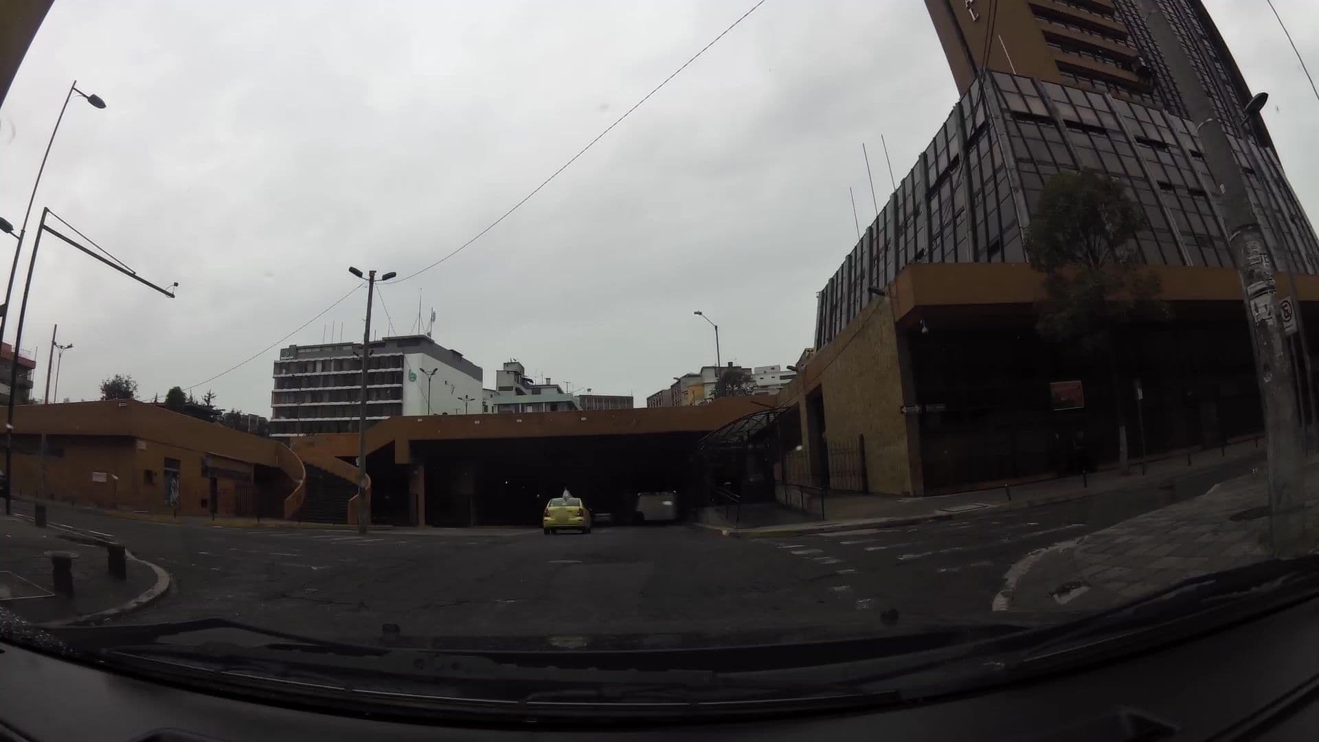 Street view near Hostal Castel, Quito
