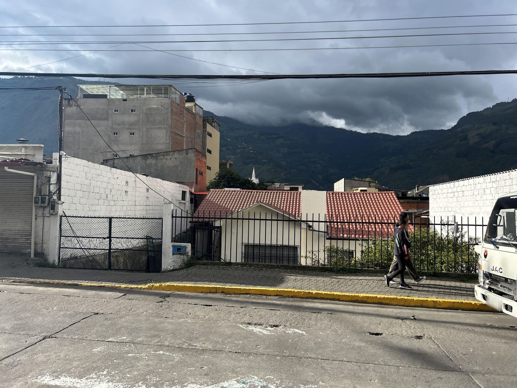 Street view near Las Esteras Hospedaje, Baños