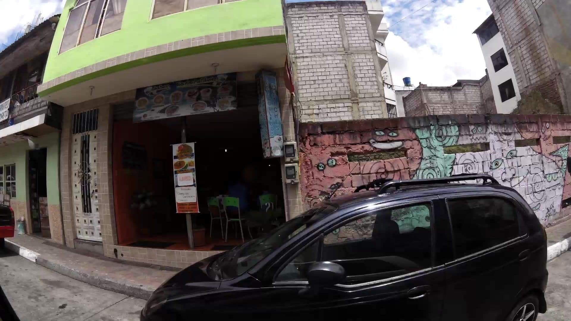 Street view near Hostel Charvic, Baños