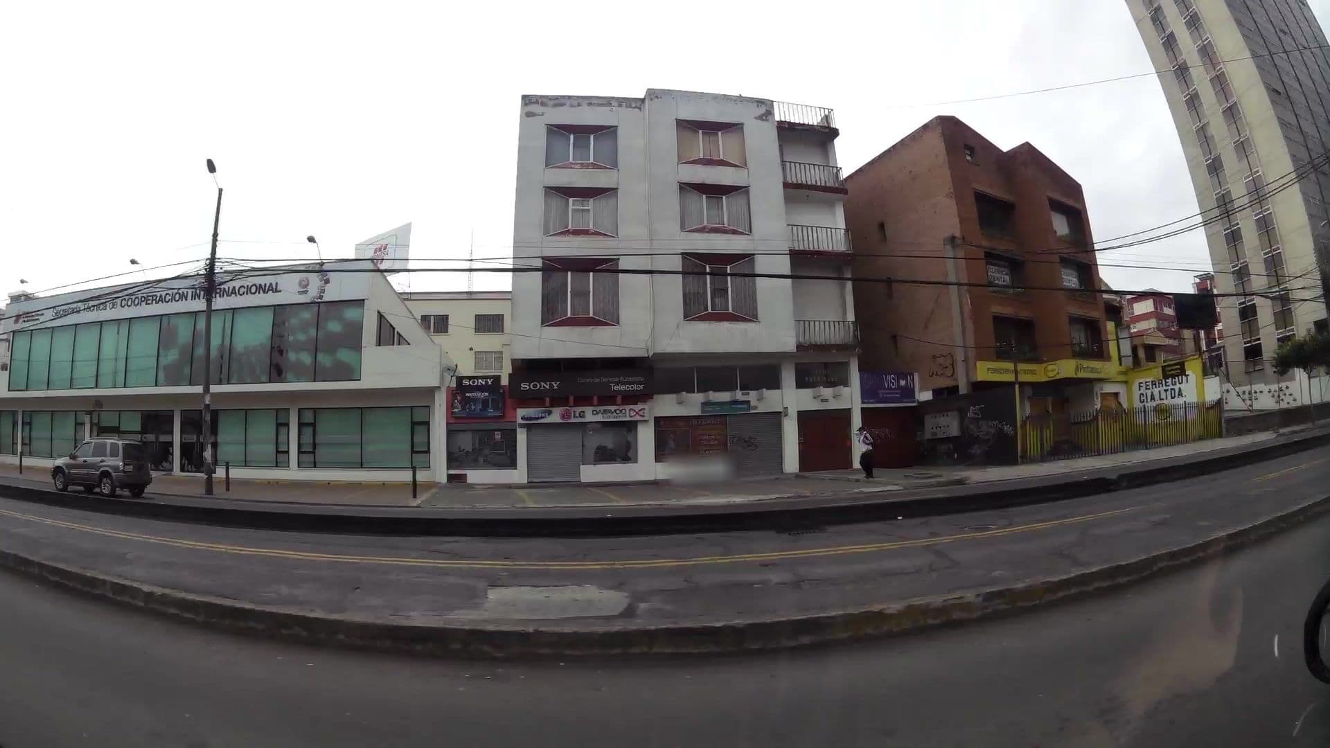 Street view near Hostal y Restaurante, Quito