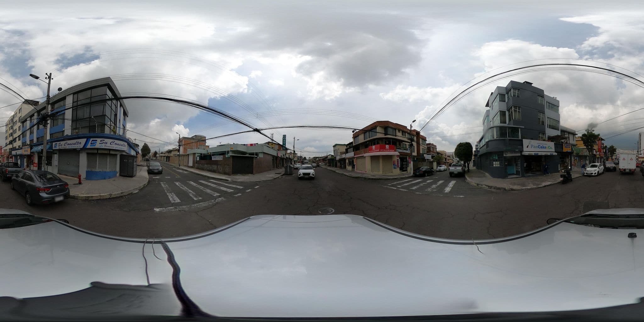 Street view near Hostal 24 Horas, Pomasqui