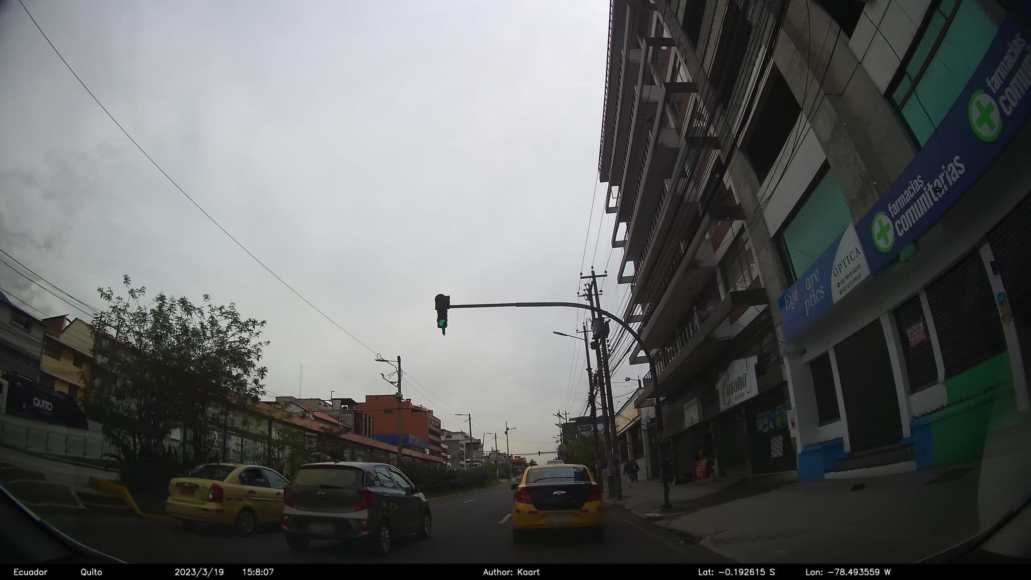 Street view near La Casona, Quito