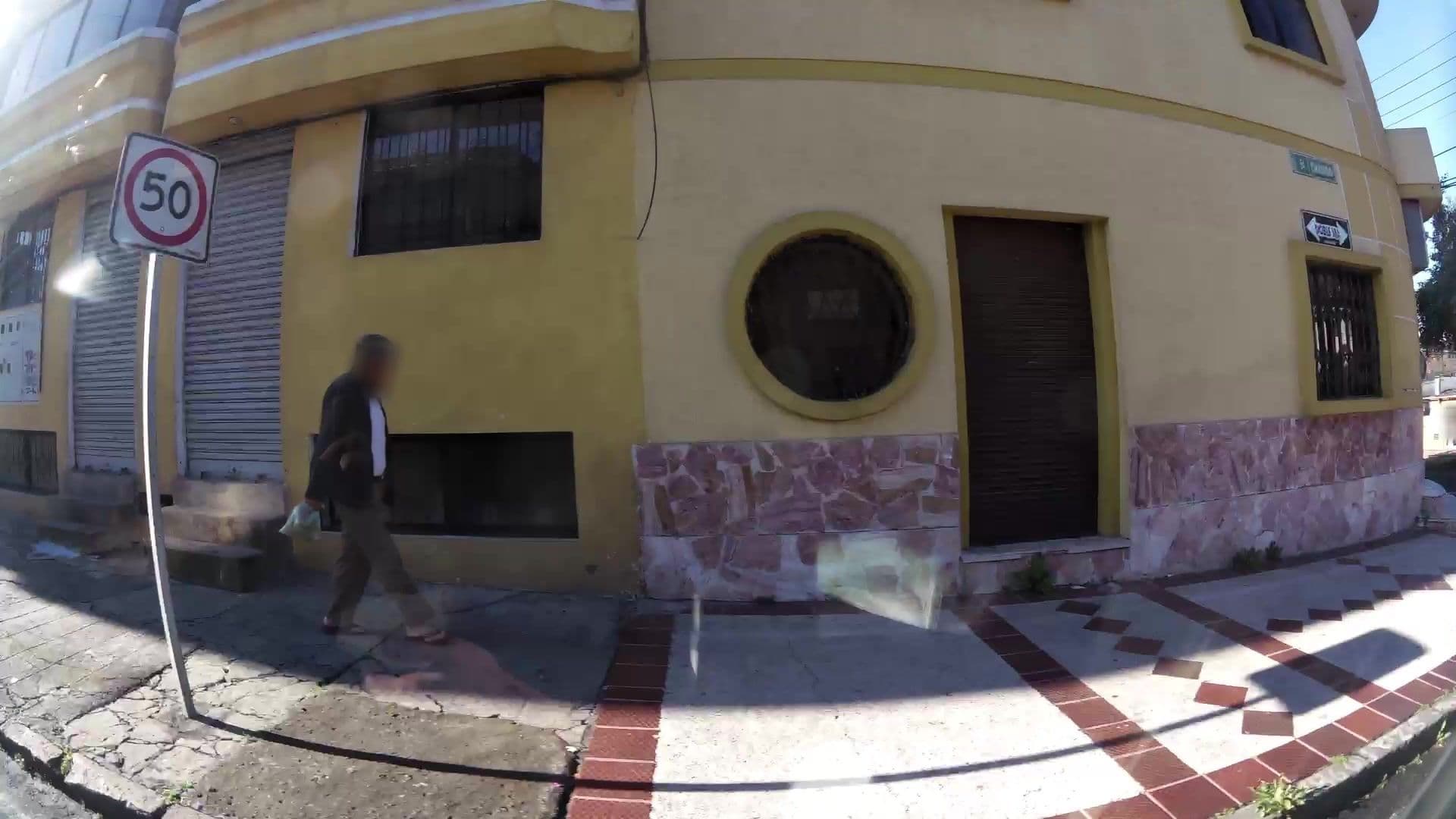 Street view near Hostal Puerto Lopez, Quito