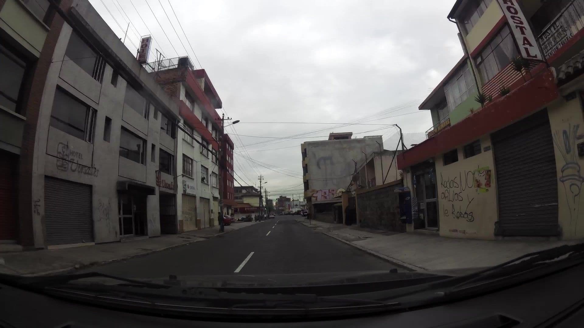 Street view near Hotel Versalles, Quito