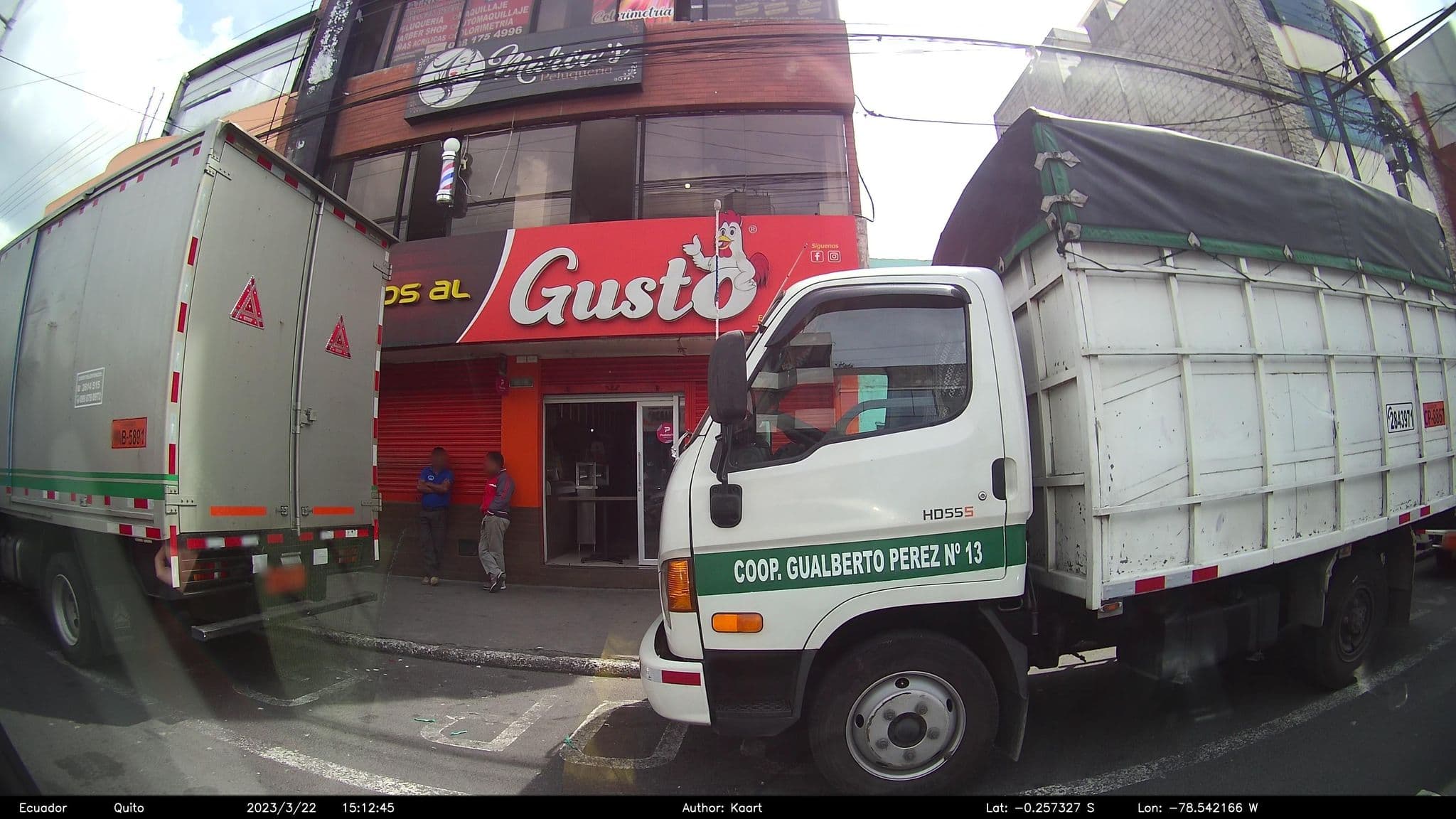 Street view near Hostal, Quito