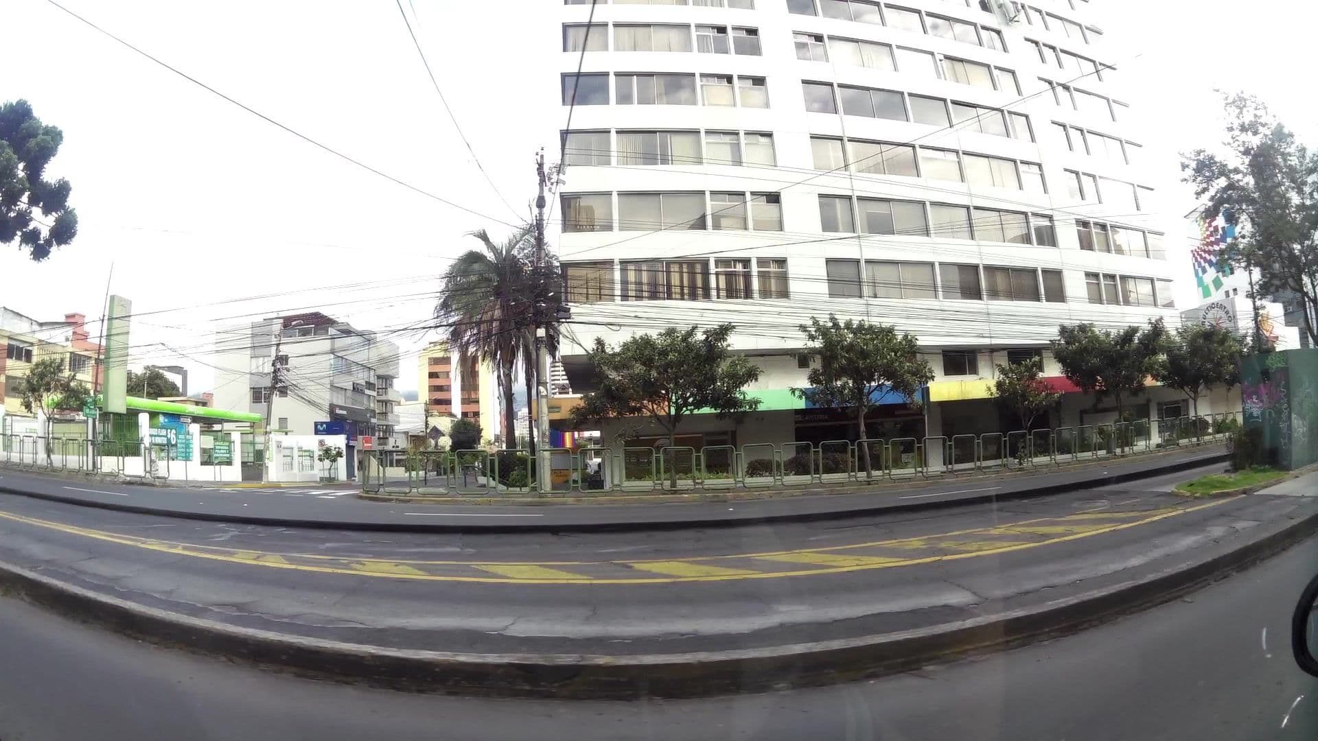 Street view near 9D Hotel, Quito