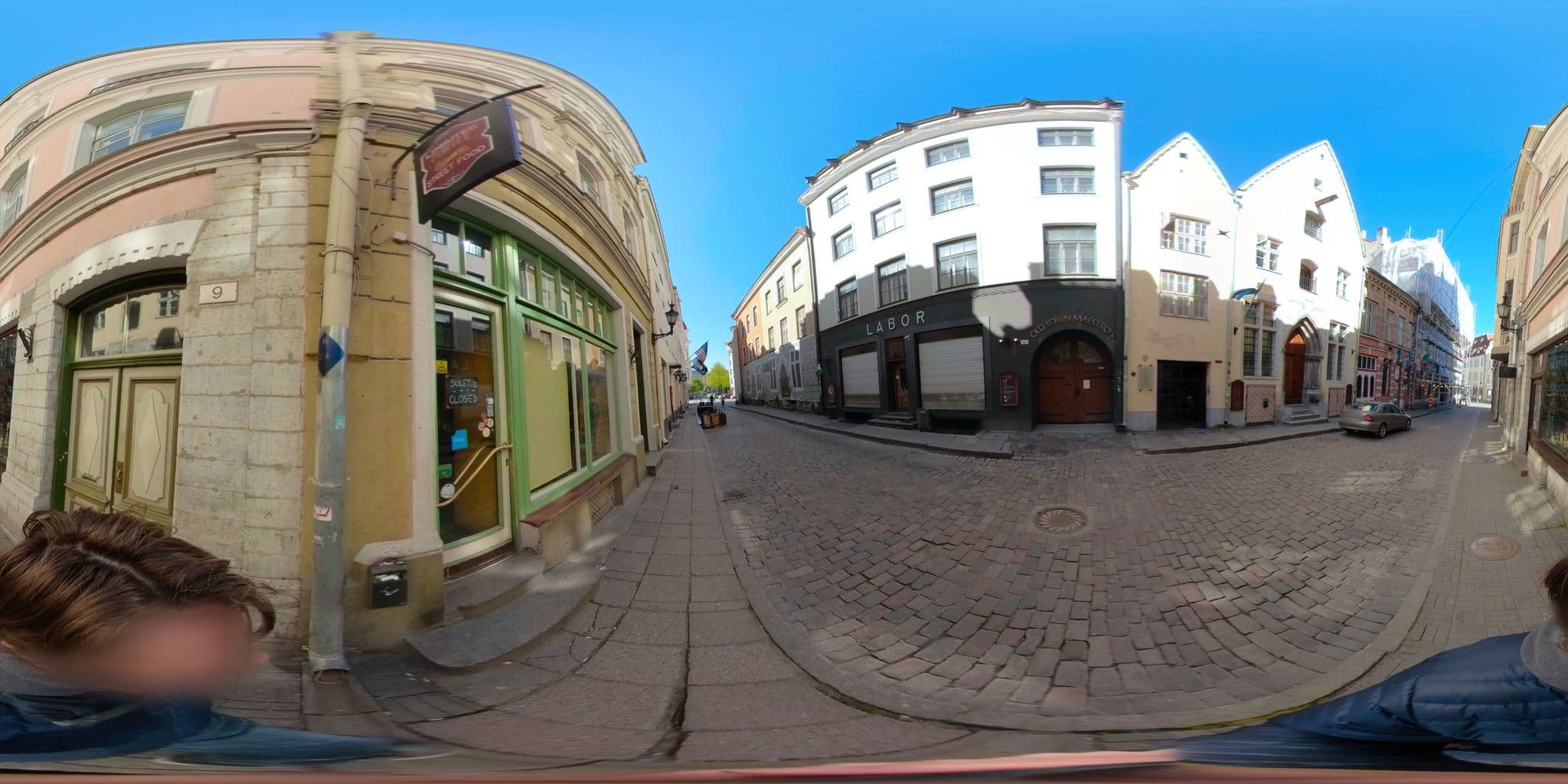 Street view near Old Town Maestro, Tallinn — © till (CC BY-SA · Mapillary)