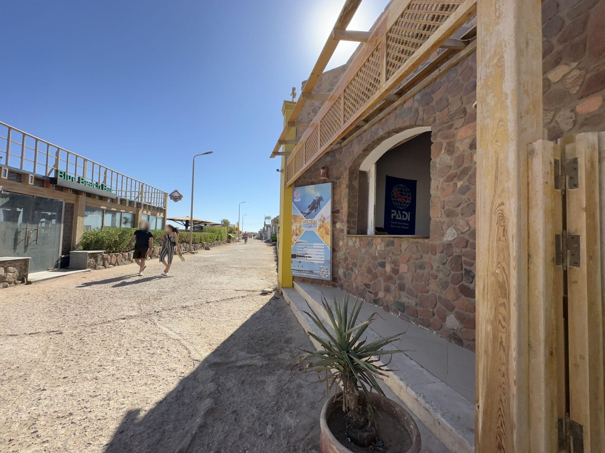 Street view near Blue Beach Club, Dahab — © asturksever (CC BY-SA · Mapillary)