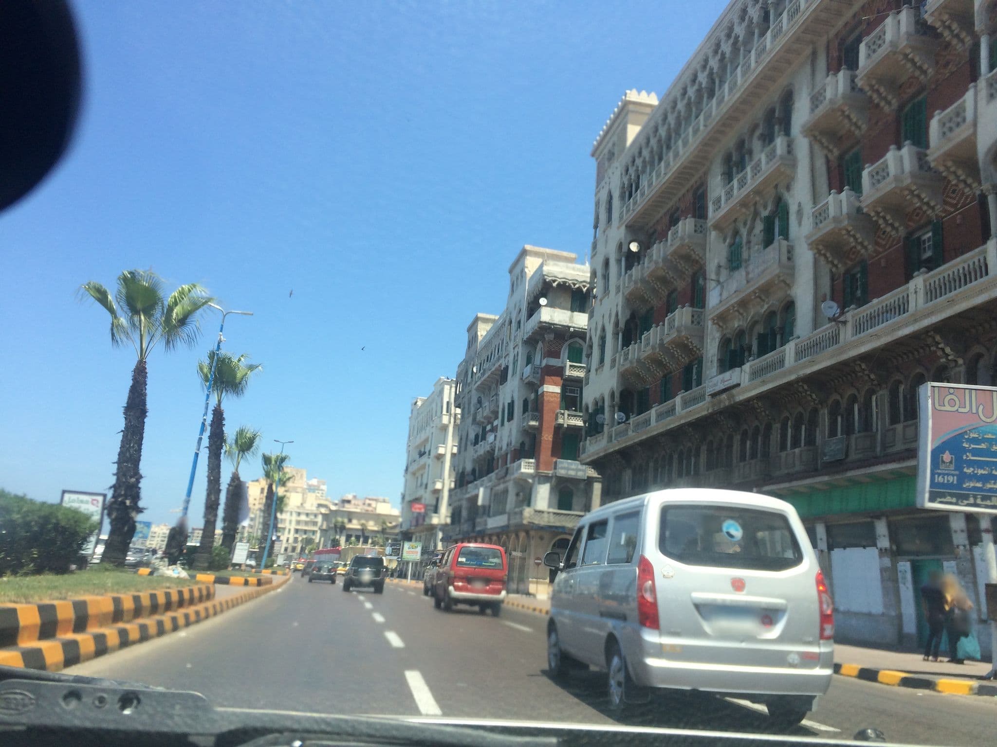 Street view near Fouad Hotel, Alexandria — © abbasomar (CC BY-SA · Mapillary)