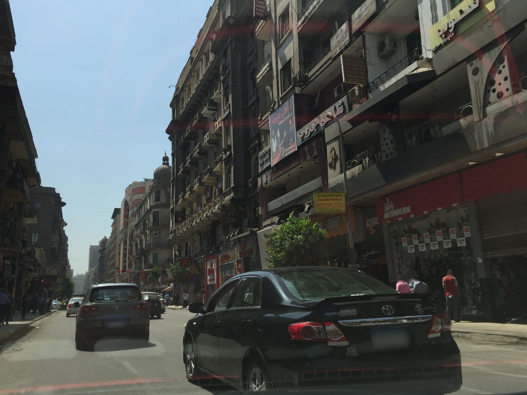 Street view near Nour Hotel, Būlāq Abū al ‘Ilā — © galilu (CC BY-SA · Mapillary)
