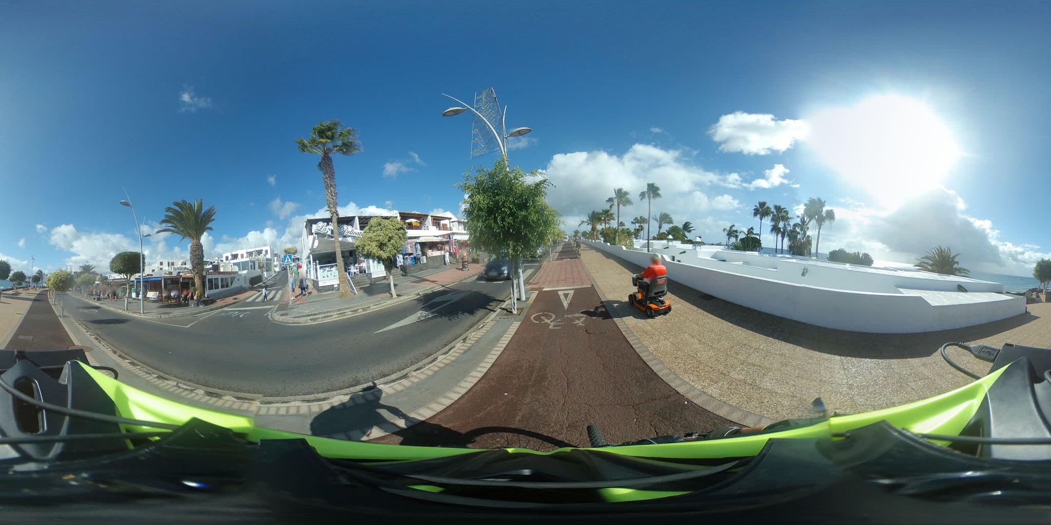 Street view near La Geria Aptos, Puerto del Carmen