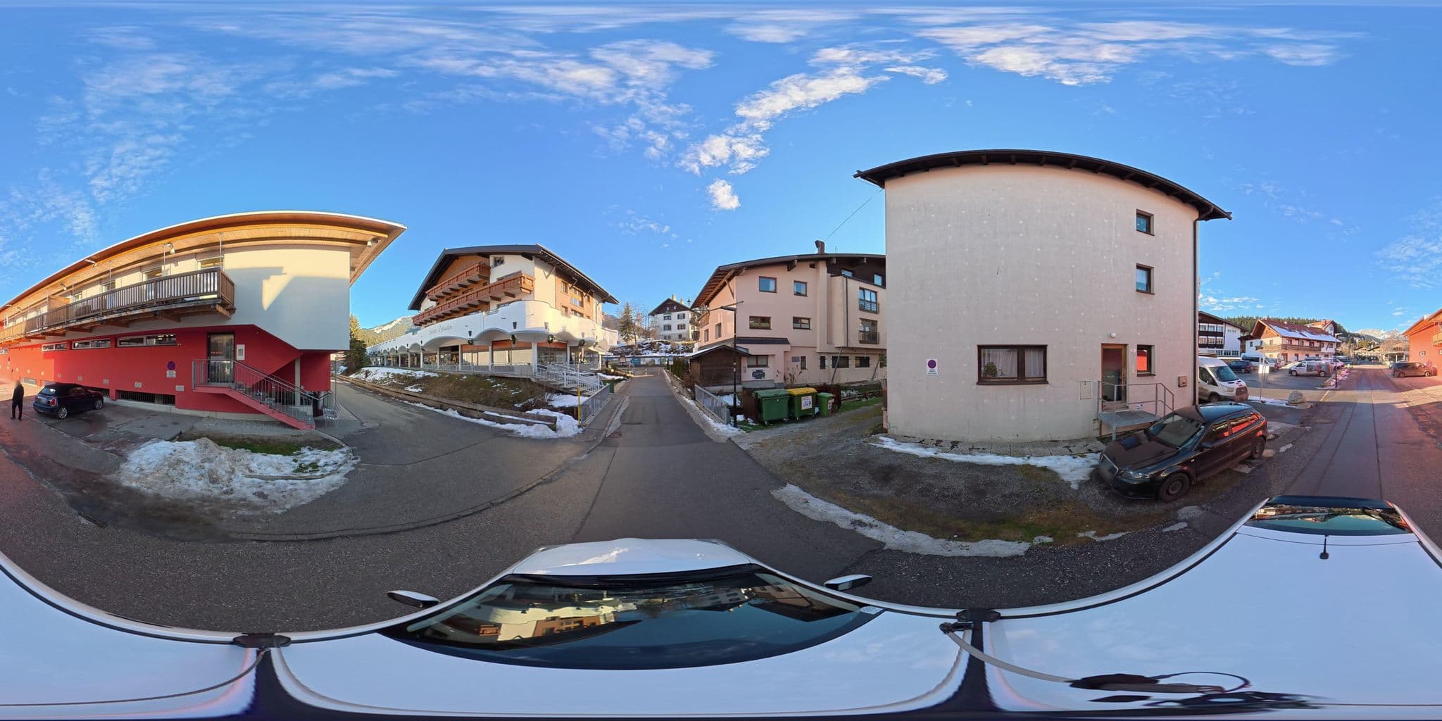 Street view near Hotel Diana, Seefeld in Tirol