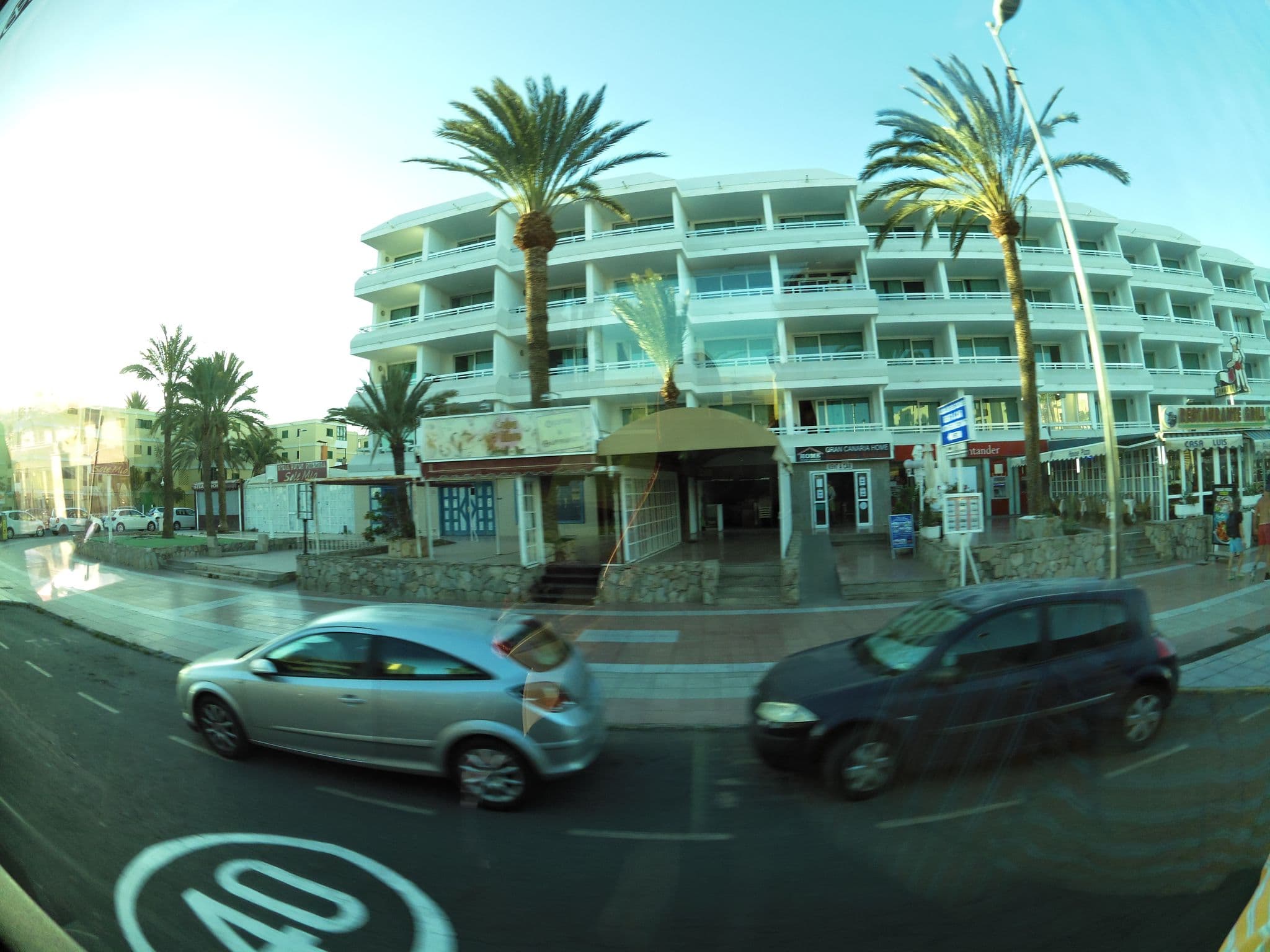 Street view near Los Cactus, Playa del Ingles