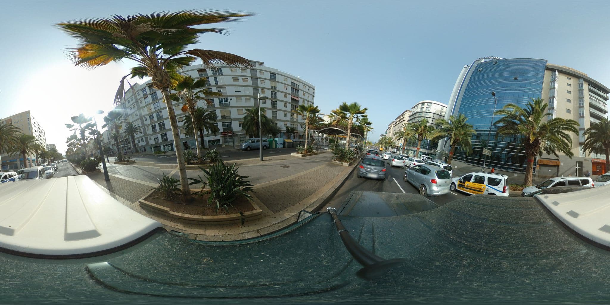 Street view near Silken Atlántida, Santa Cruz de Tenerife — © javiersanp (CC BY-SA · Mapillary)