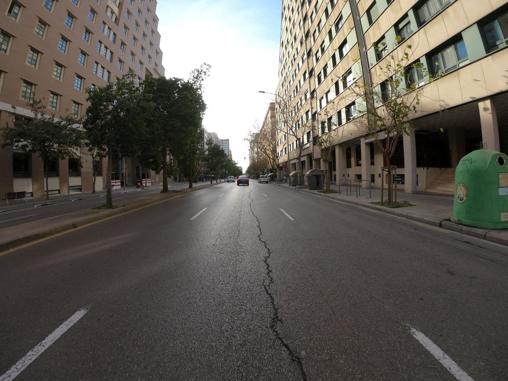 Street view near NH Las Artes, Valencia