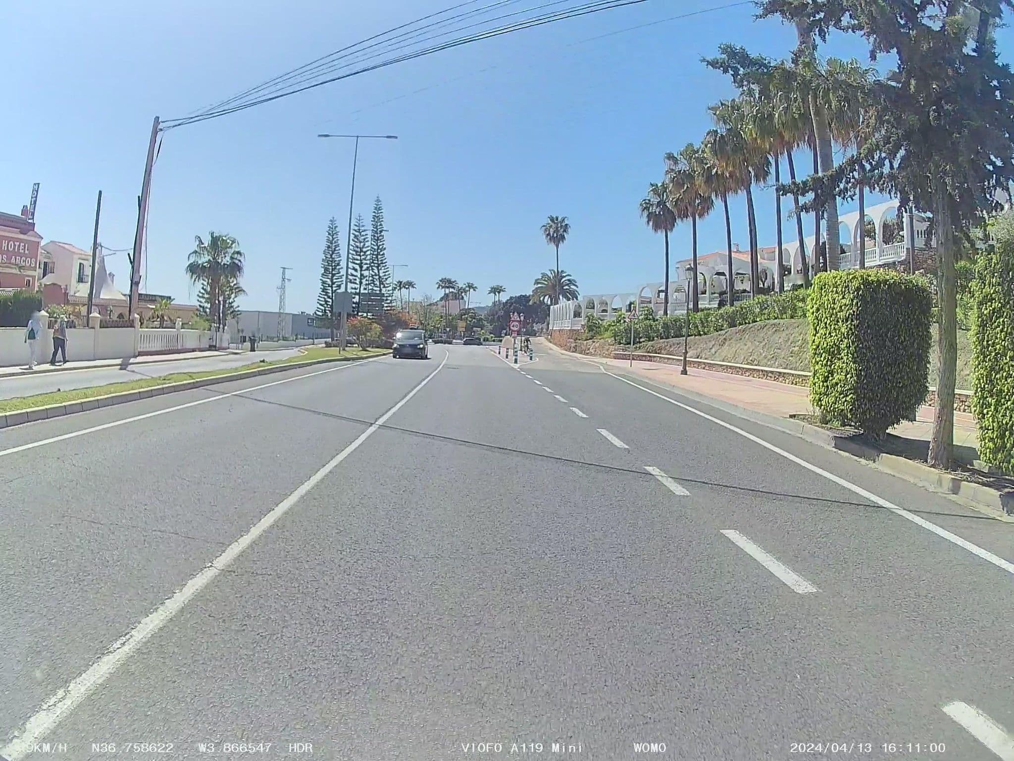 Street view near Los Arcos, Nerja