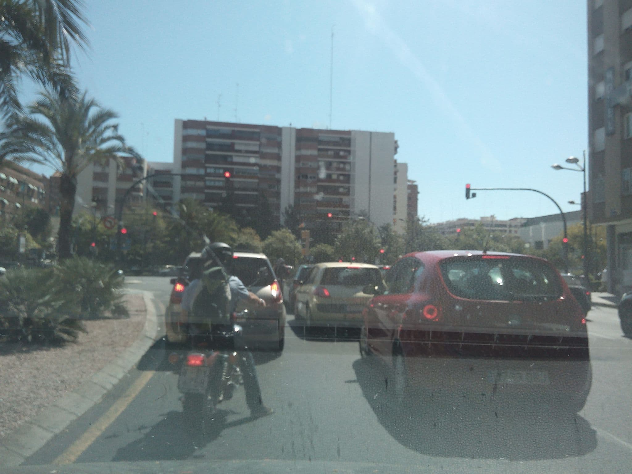 Street view near Hotel Renasa, Valencia