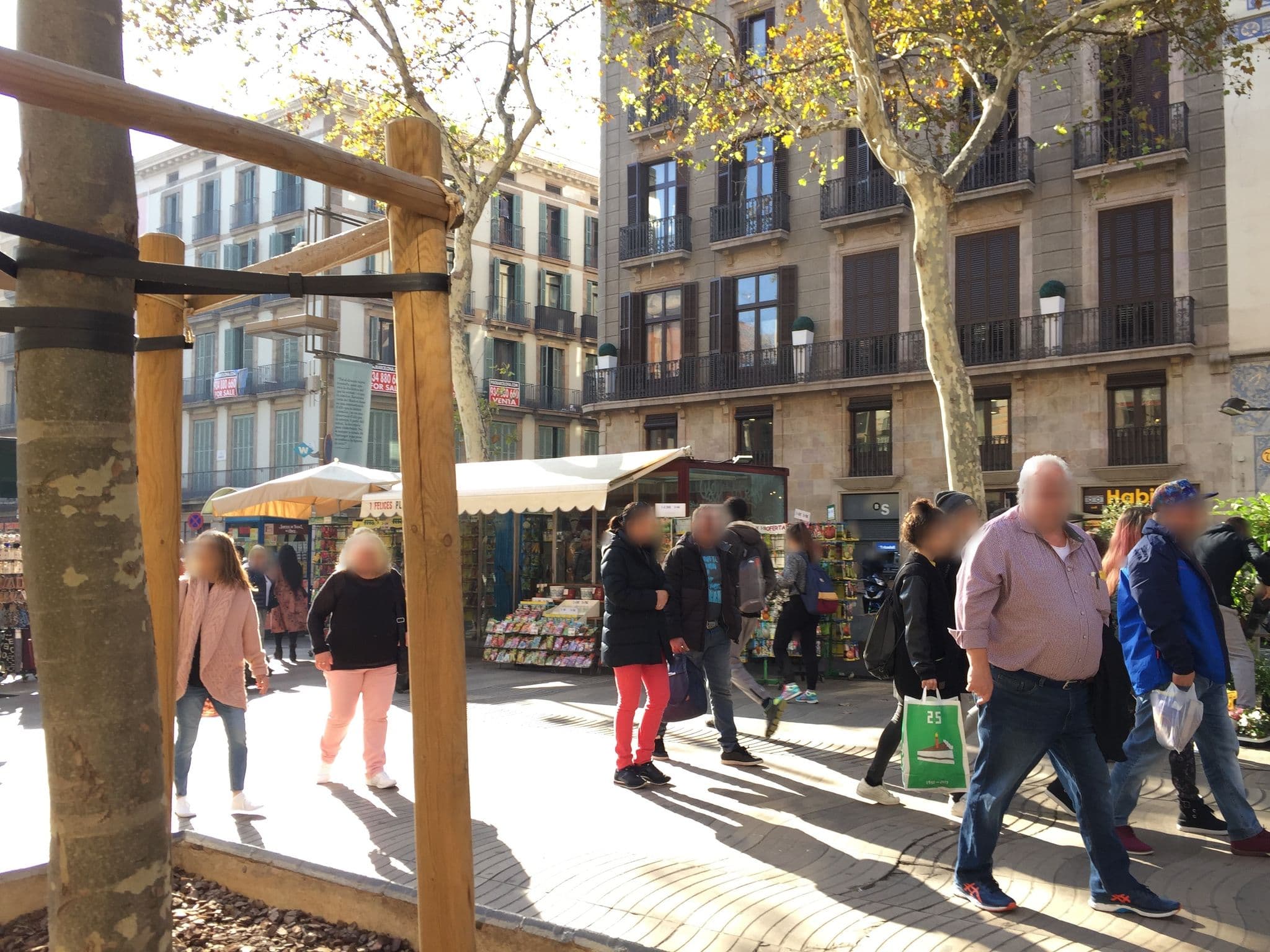 Street view near Pensión Las Flores, Ciutat Vella — © richlv (CC BY-SA · Mapillary)