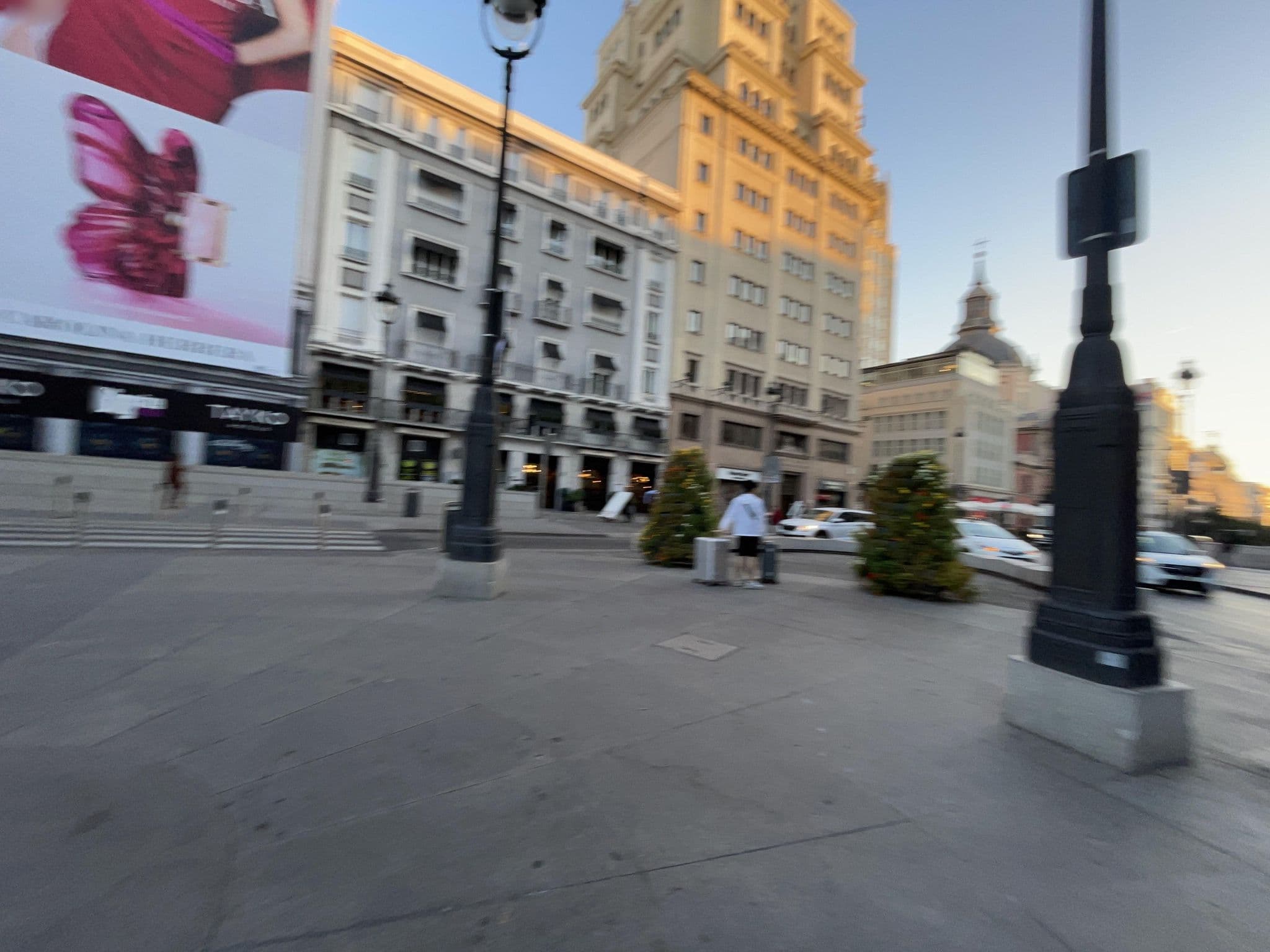 Street view near Hotel Regina, Madrid Centro
