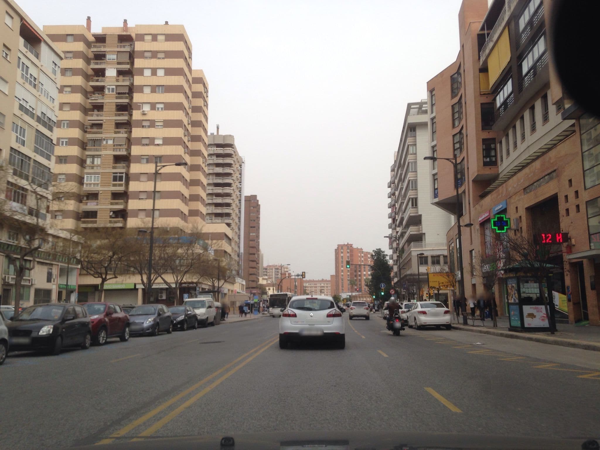 Street view near Málaga Alameda Centro, Málaga