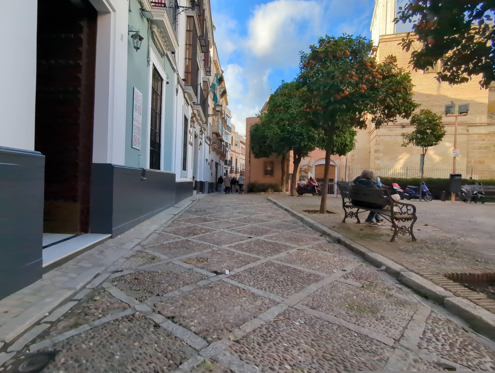 Street view near Hotel Sevilla, Sevilla