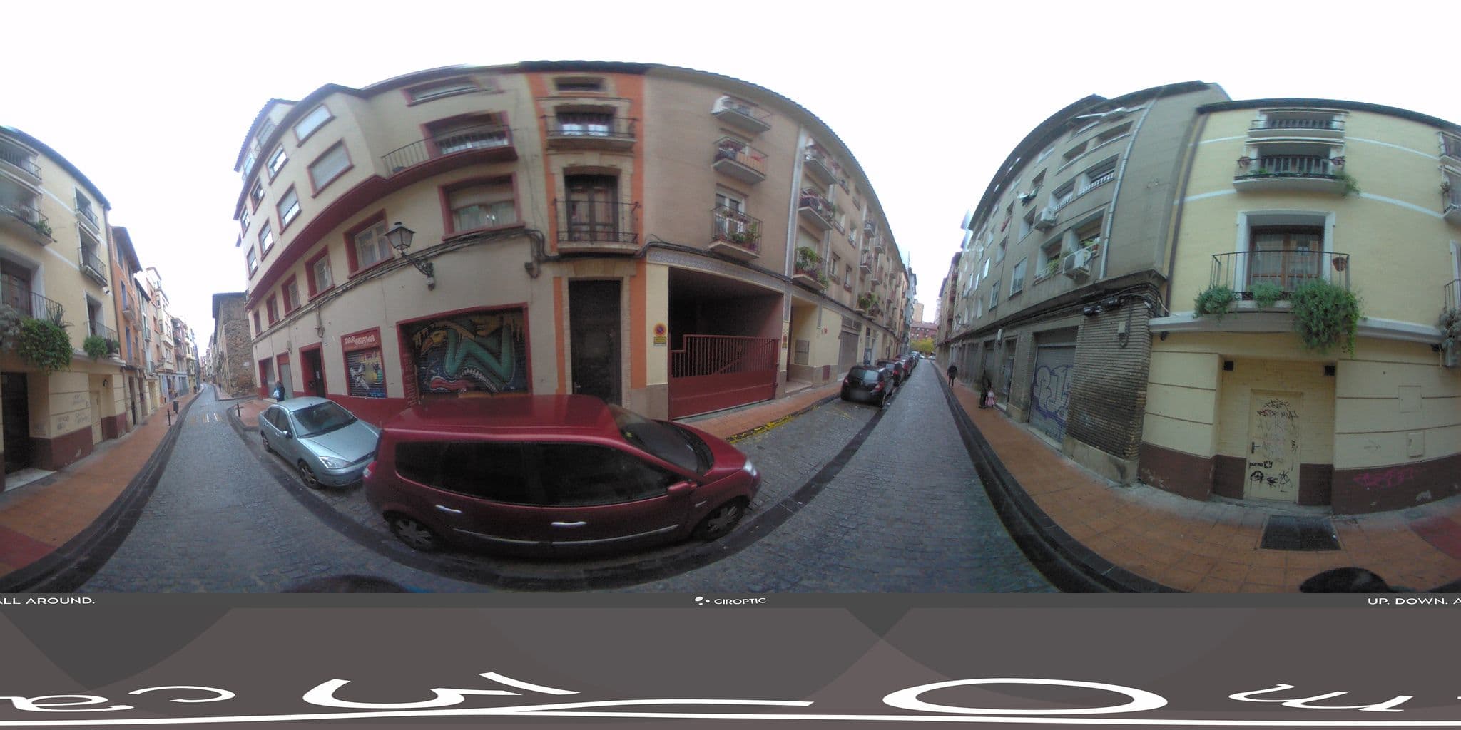 Street view near Apartamentos Palacio de los Sitios, Zaragoza — © fran55 (CC BY-SA · Mapillary)