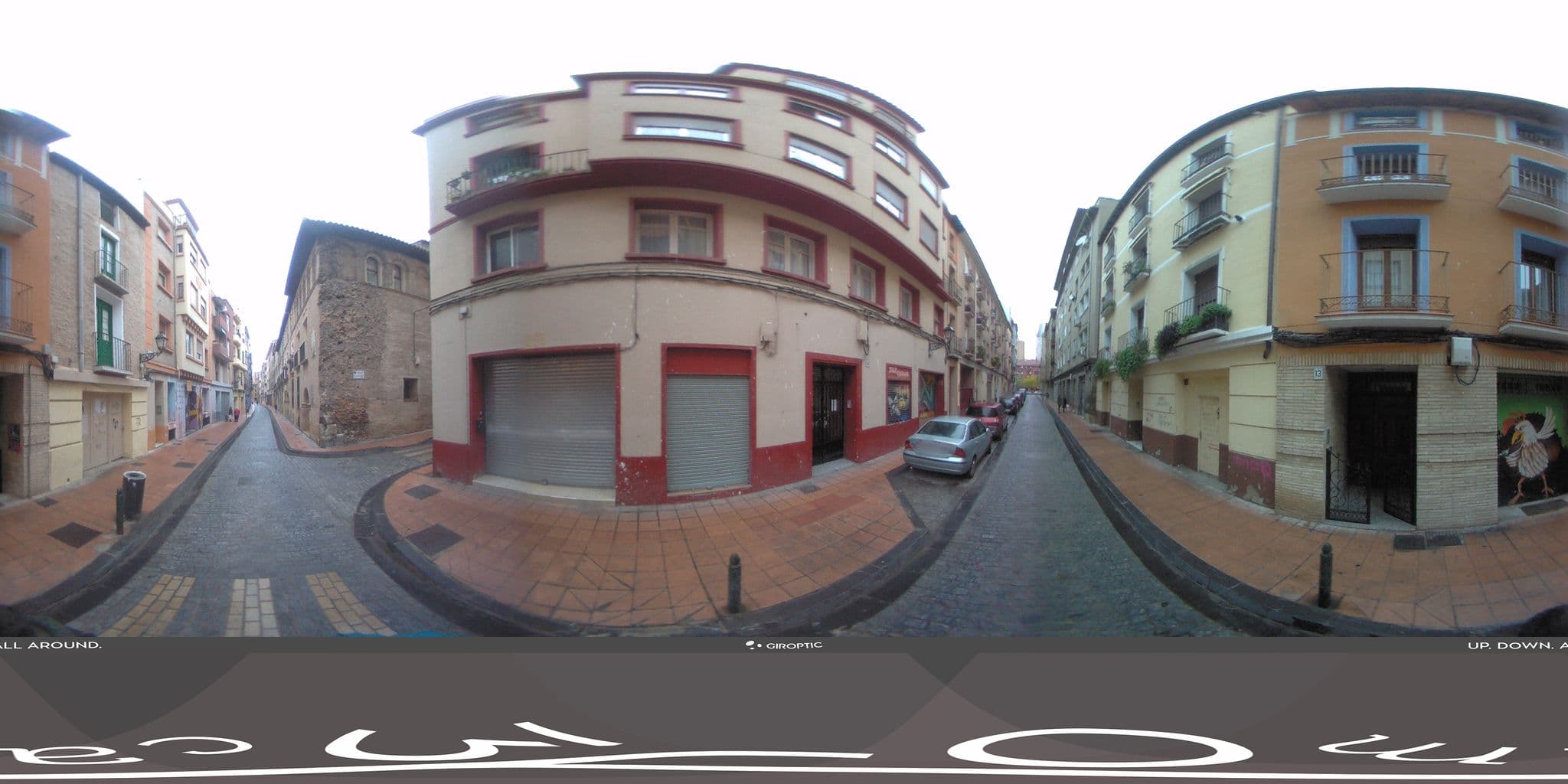 Street view near Apartamentos Casona de los Sitios, Zaragoza — © fran55 (CC BY-SA · Mapillary)
