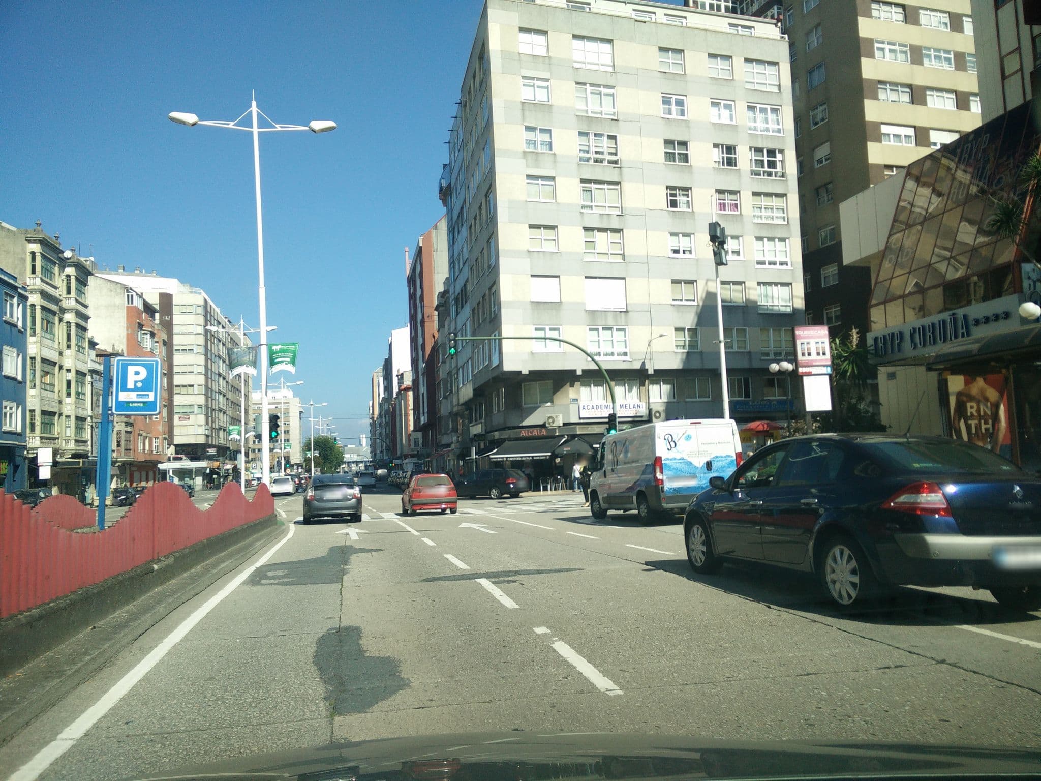 Street view near Exe Coruña, A Coruña — © txenoo (CC BY-SA · Mapillary)