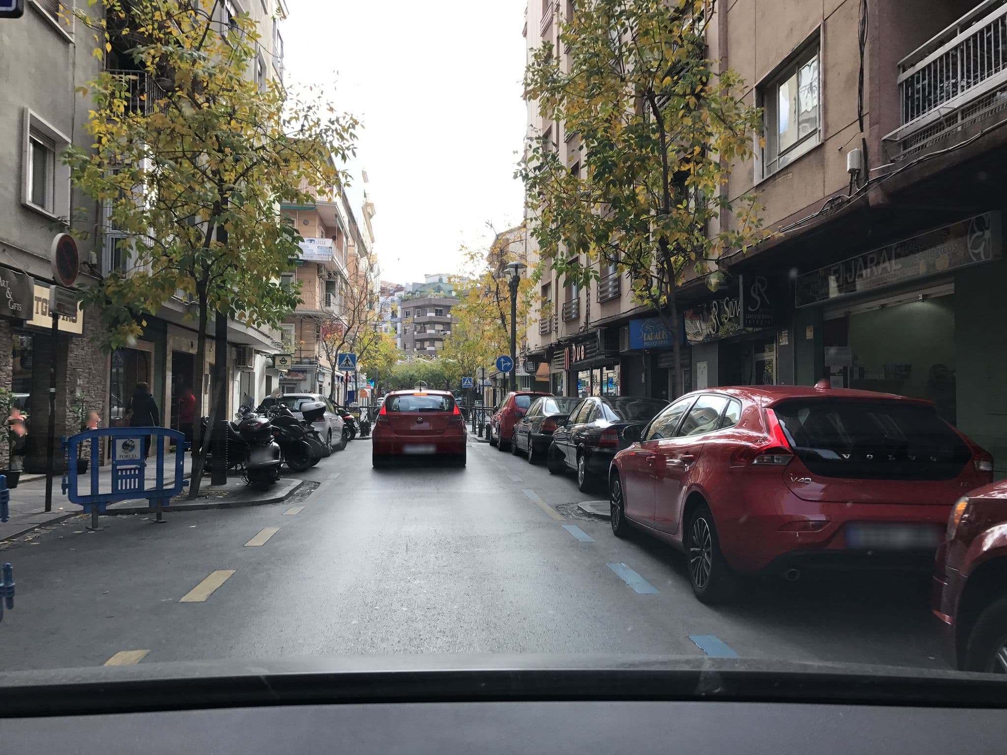 Street view near Hotel Porcel Sabica, Granada