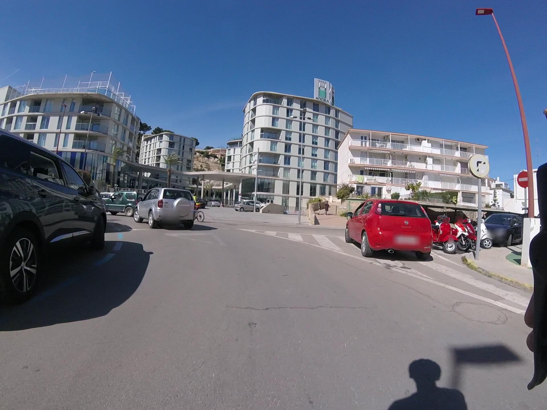 Street view near Hotel Agora, Peníscola — © mikelo (CC BY-SA · Mapillary)