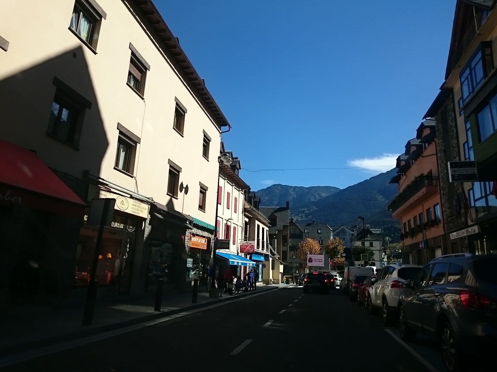 Street view near Hotel Aran La Abuela, Vielha