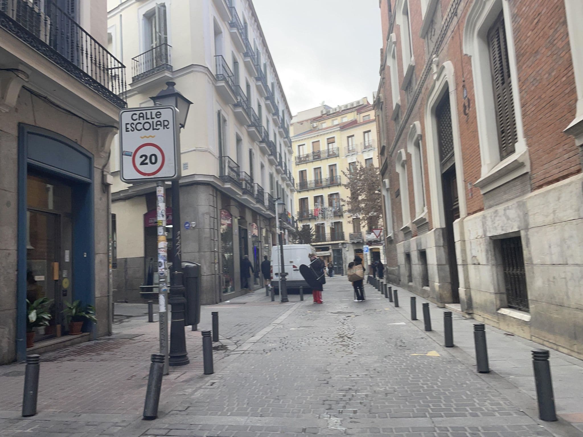 Street view near Hostal Condestable, Madrid Centro