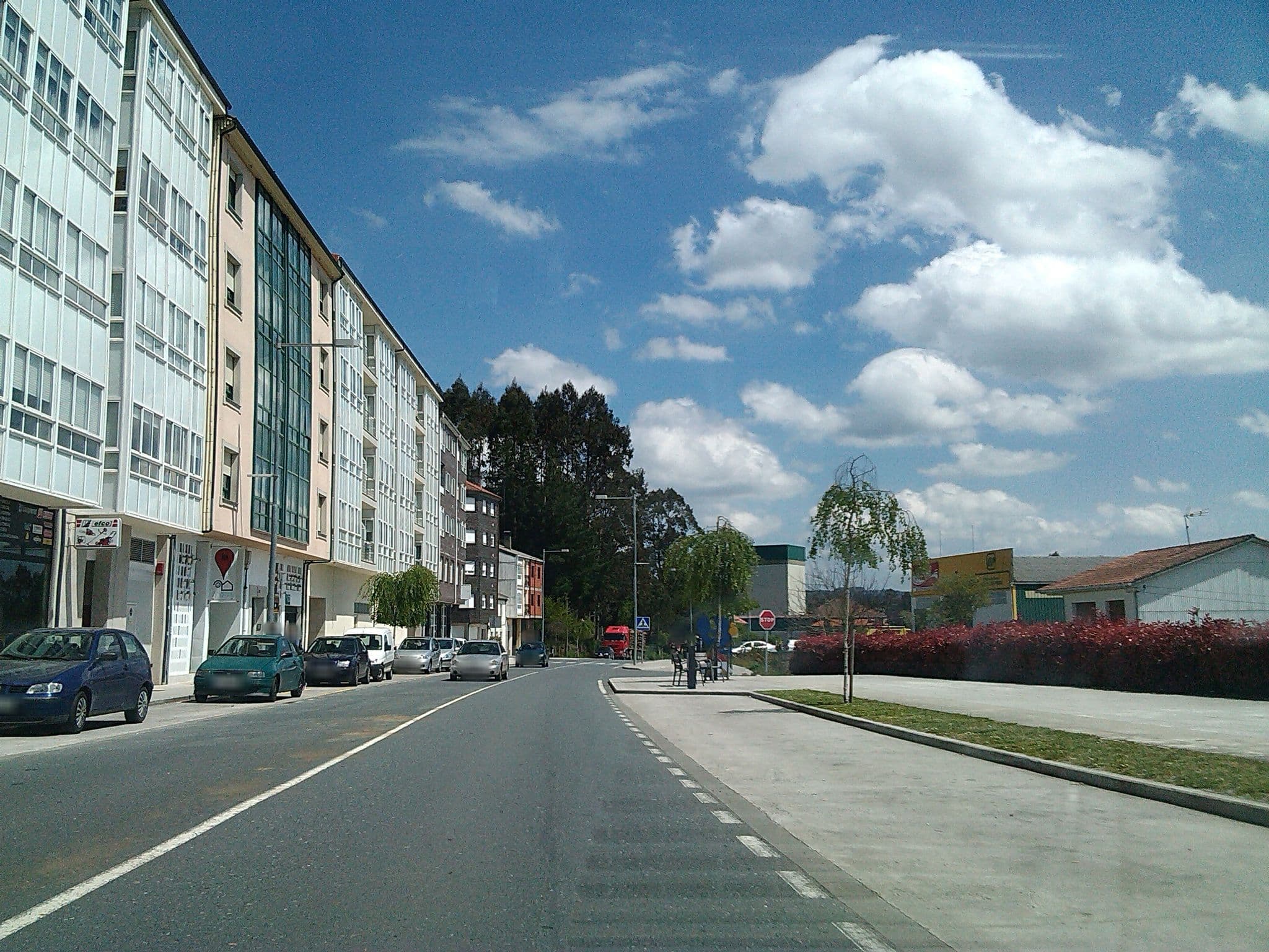 Street view near O Albergue de Selmo, Arzúa — © gaptpro (CC BY-SA · Mapillary)