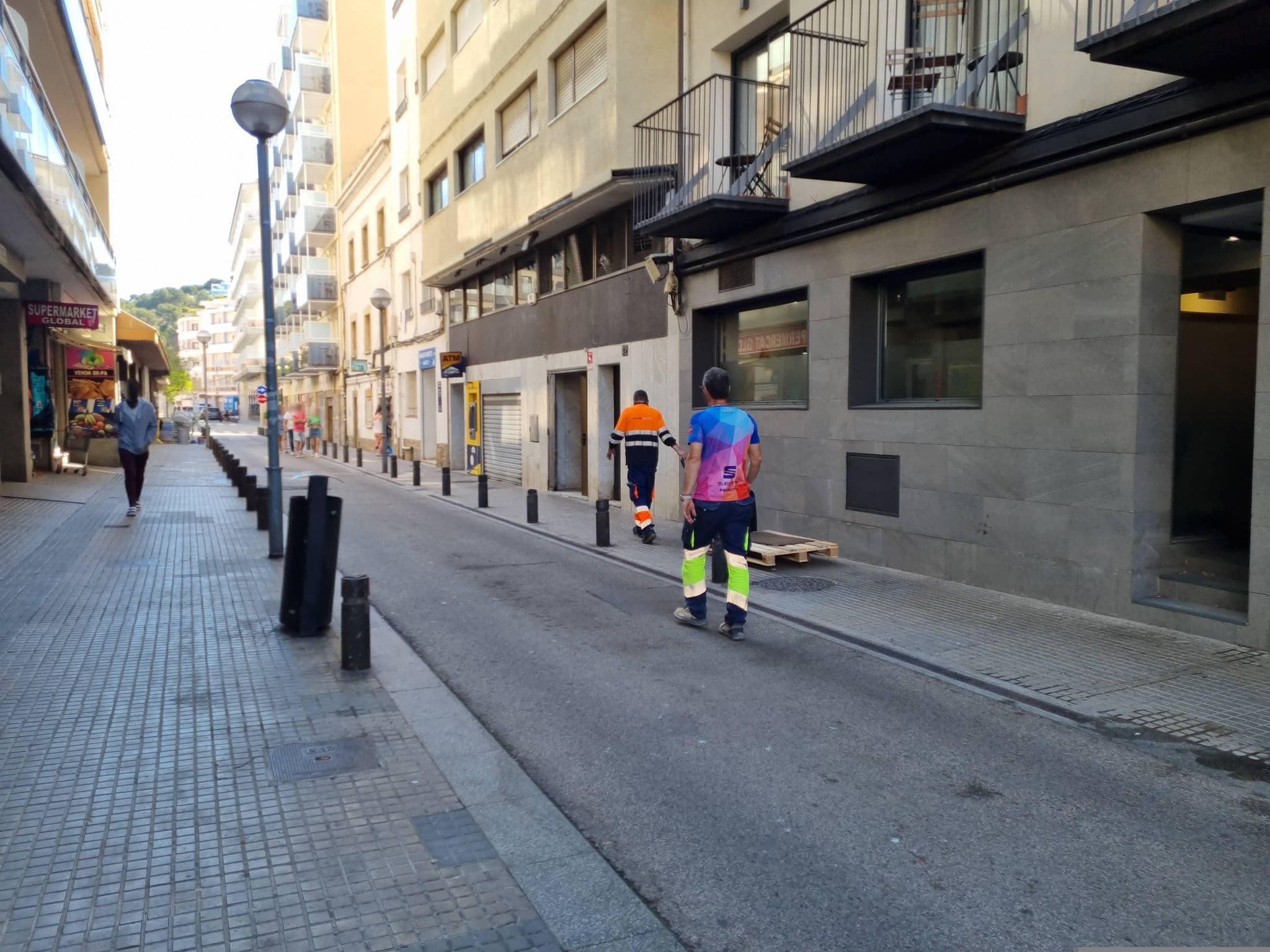 Street view near Athene Neos, Lloret de Mar