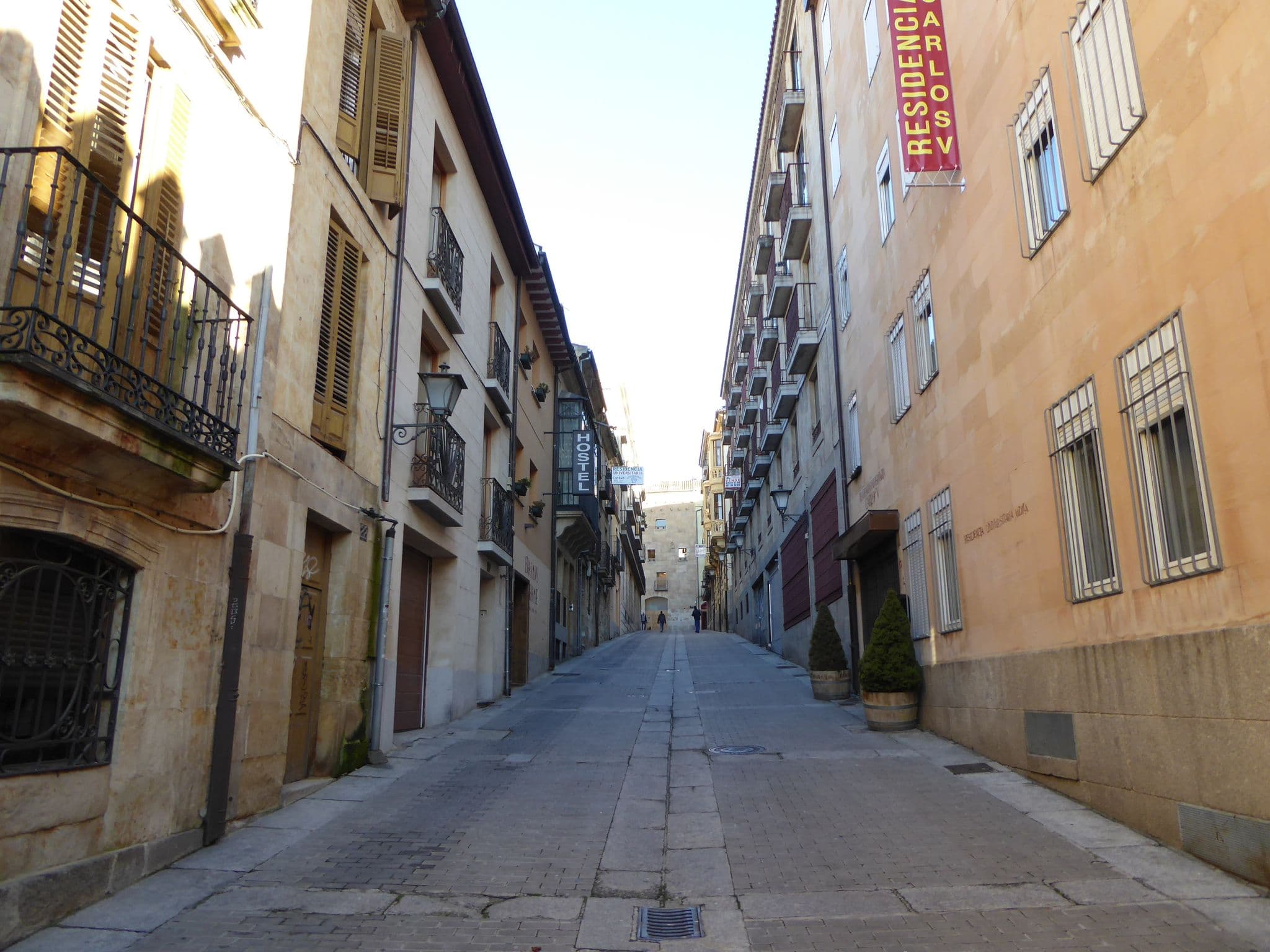 Street view near Erasmus Hostel, Santa Marta de Tormes — © civitas (CC BY-SA · Mapillary)