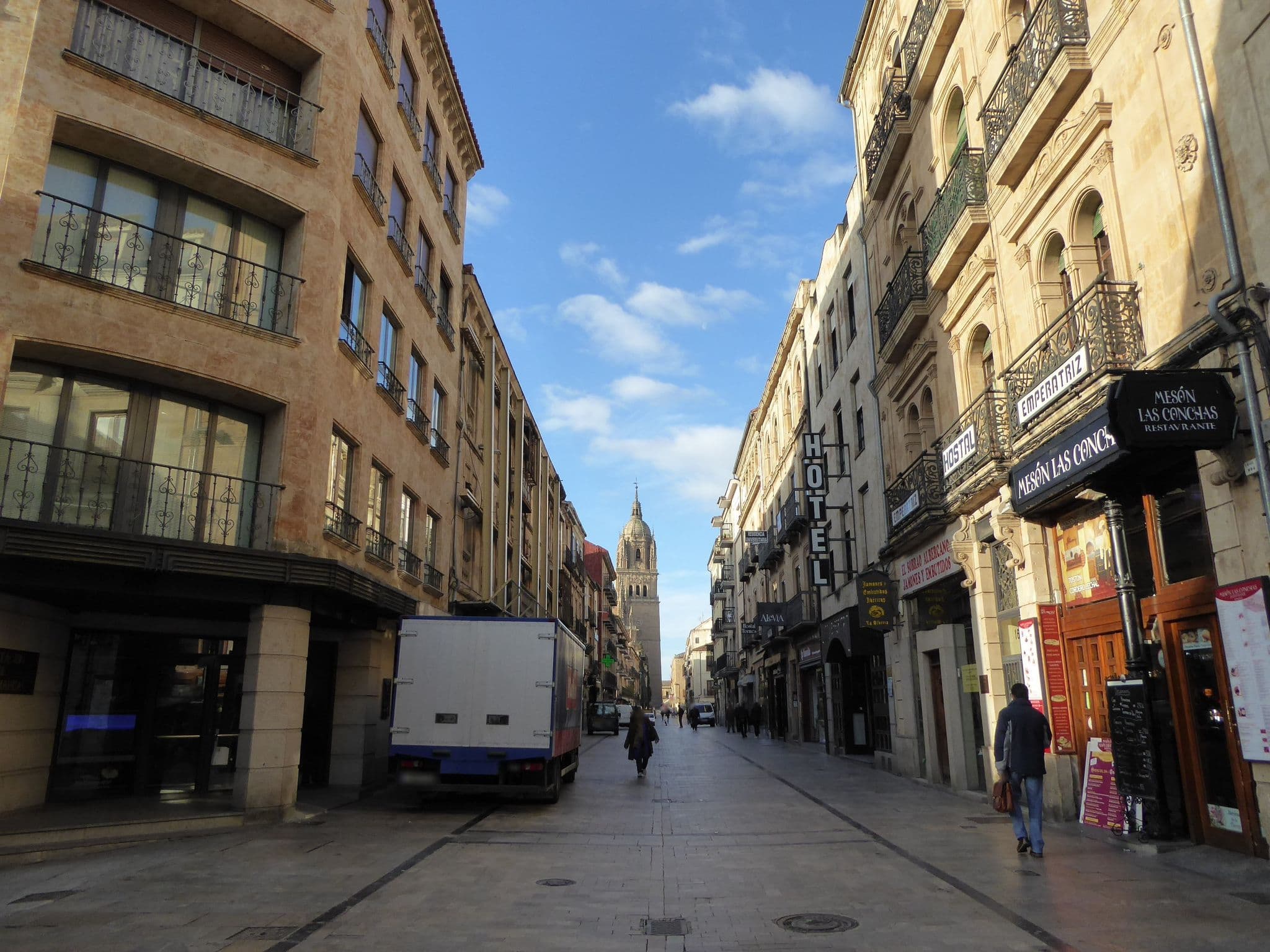 Street view near Salamanca Apartments, Santa Marta de Tormes — © civitas (CC BY-SA · Mapillary)
