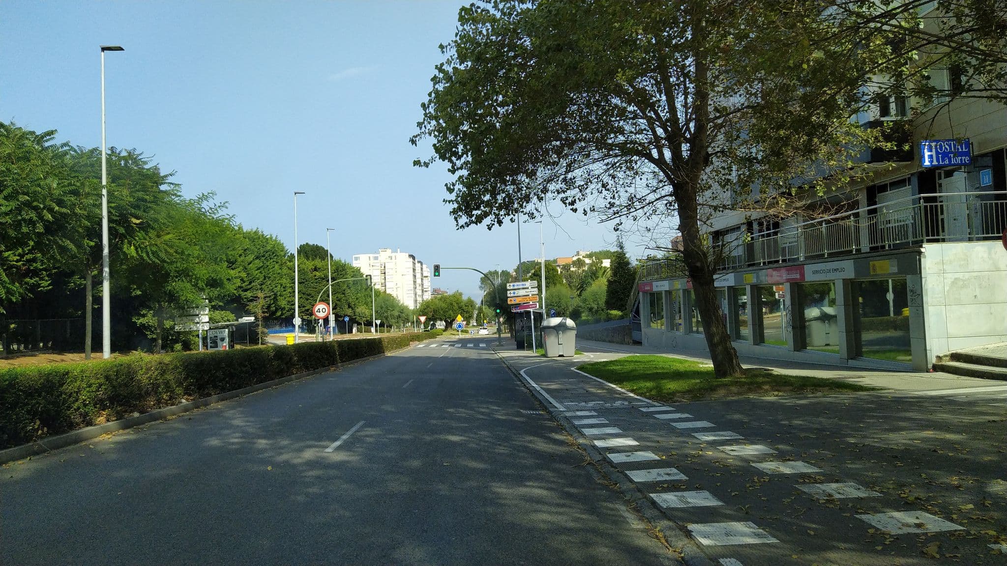 Street view near Hostal La Torre, Santander