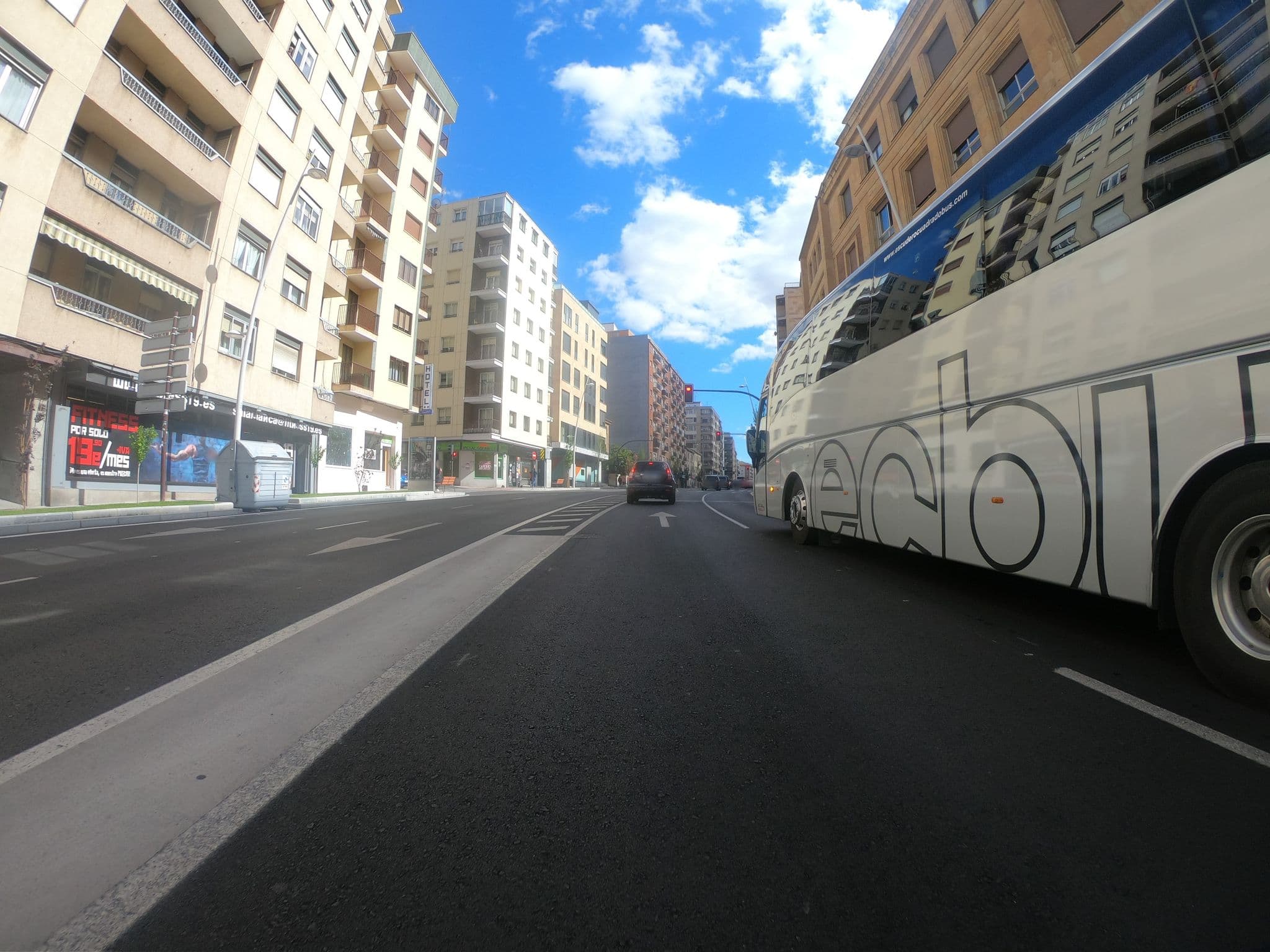 Street view near Residencia Universitaria Canalejas, Santa Marta de Tormes — © sanchi (CC BY-SA · Mapillary)