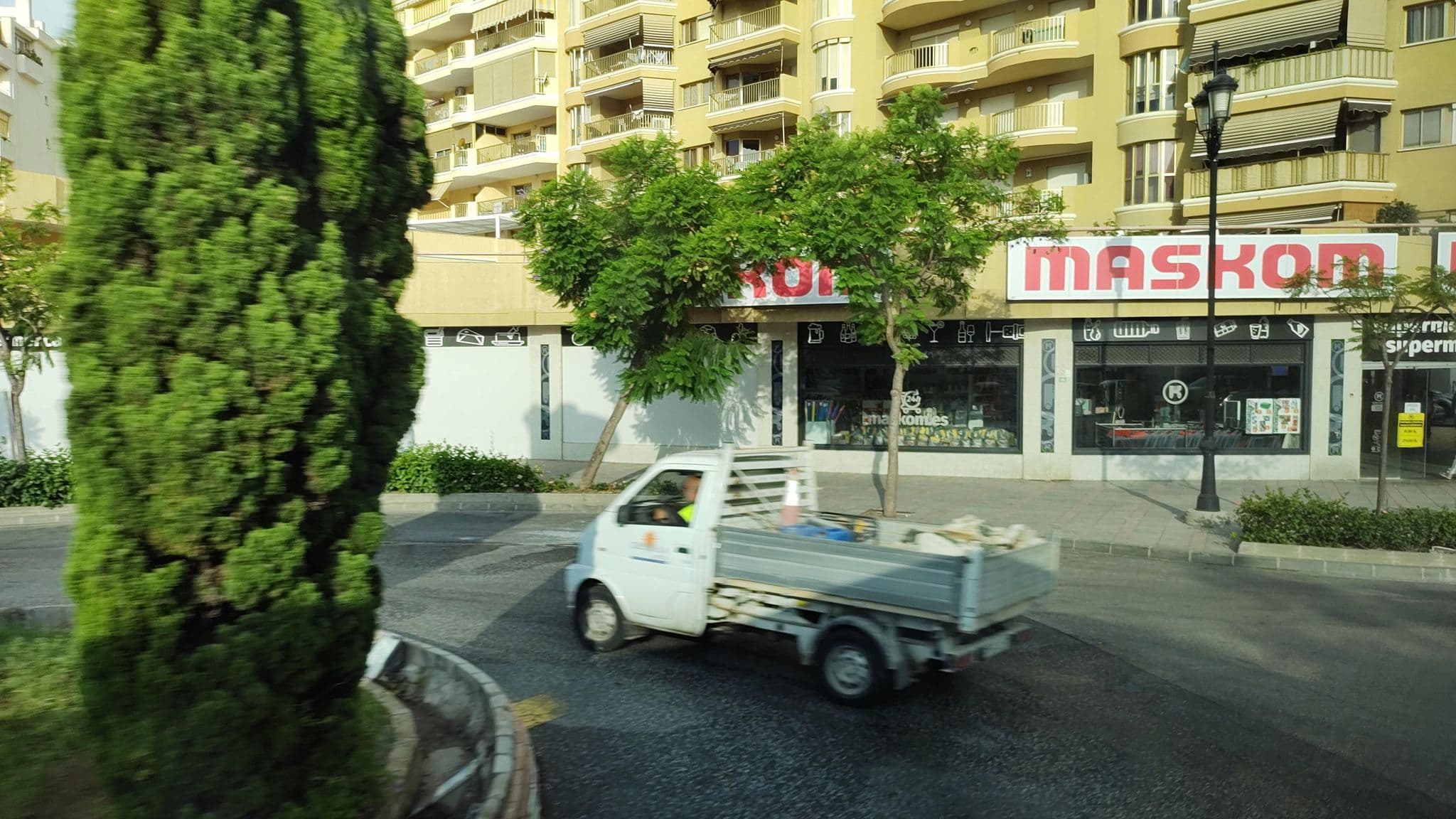 Street view near Hotel Galicia, Fuengirola