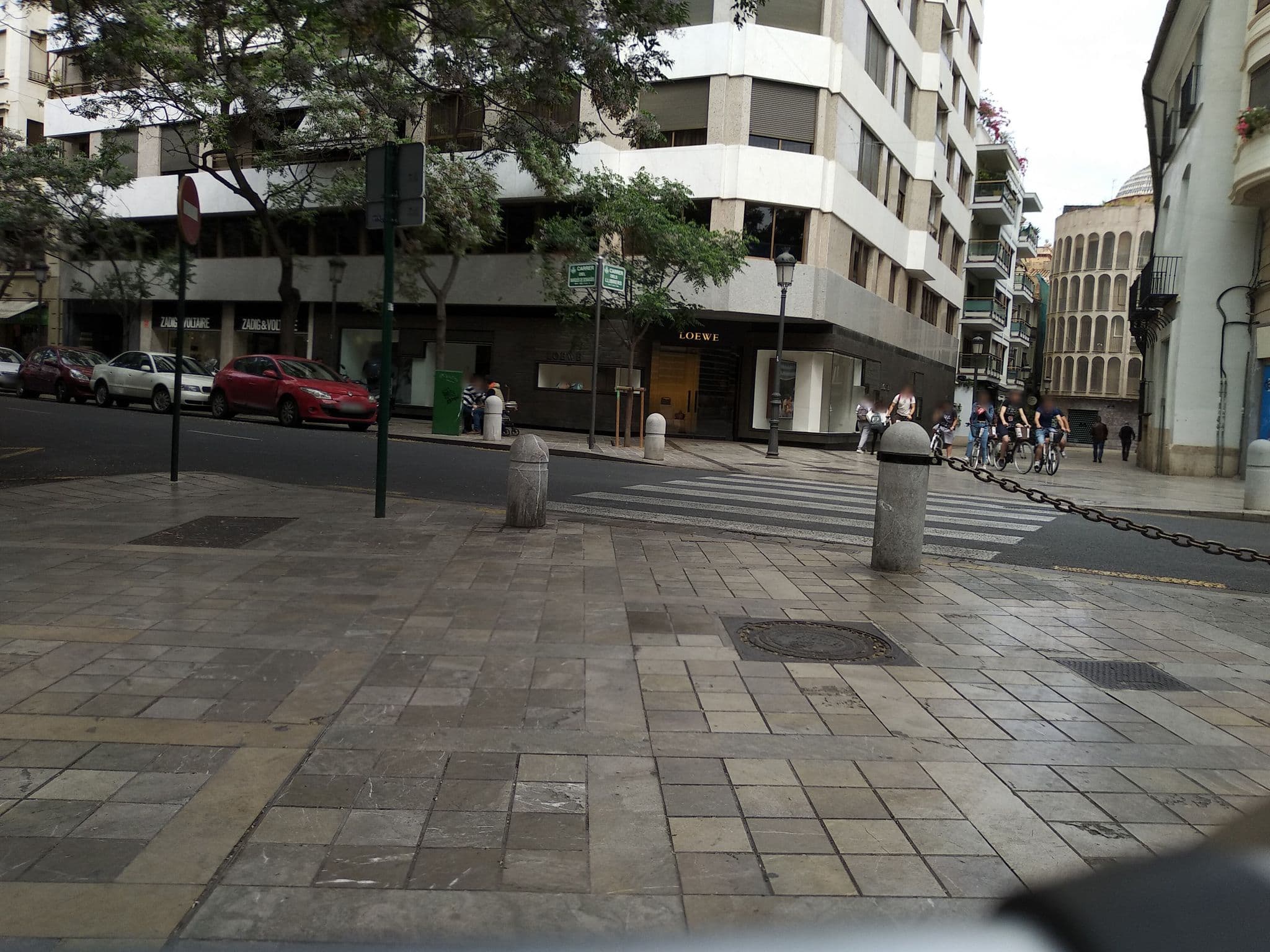 Street view near SH Inglés, Valencia
