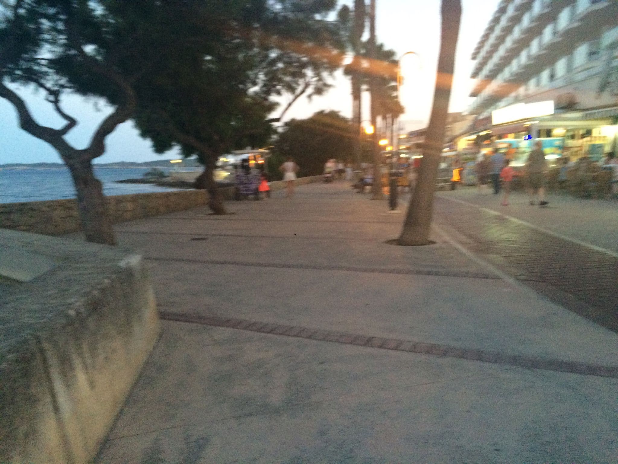 Street view near Protur Alicia Hotel, Cala Millor