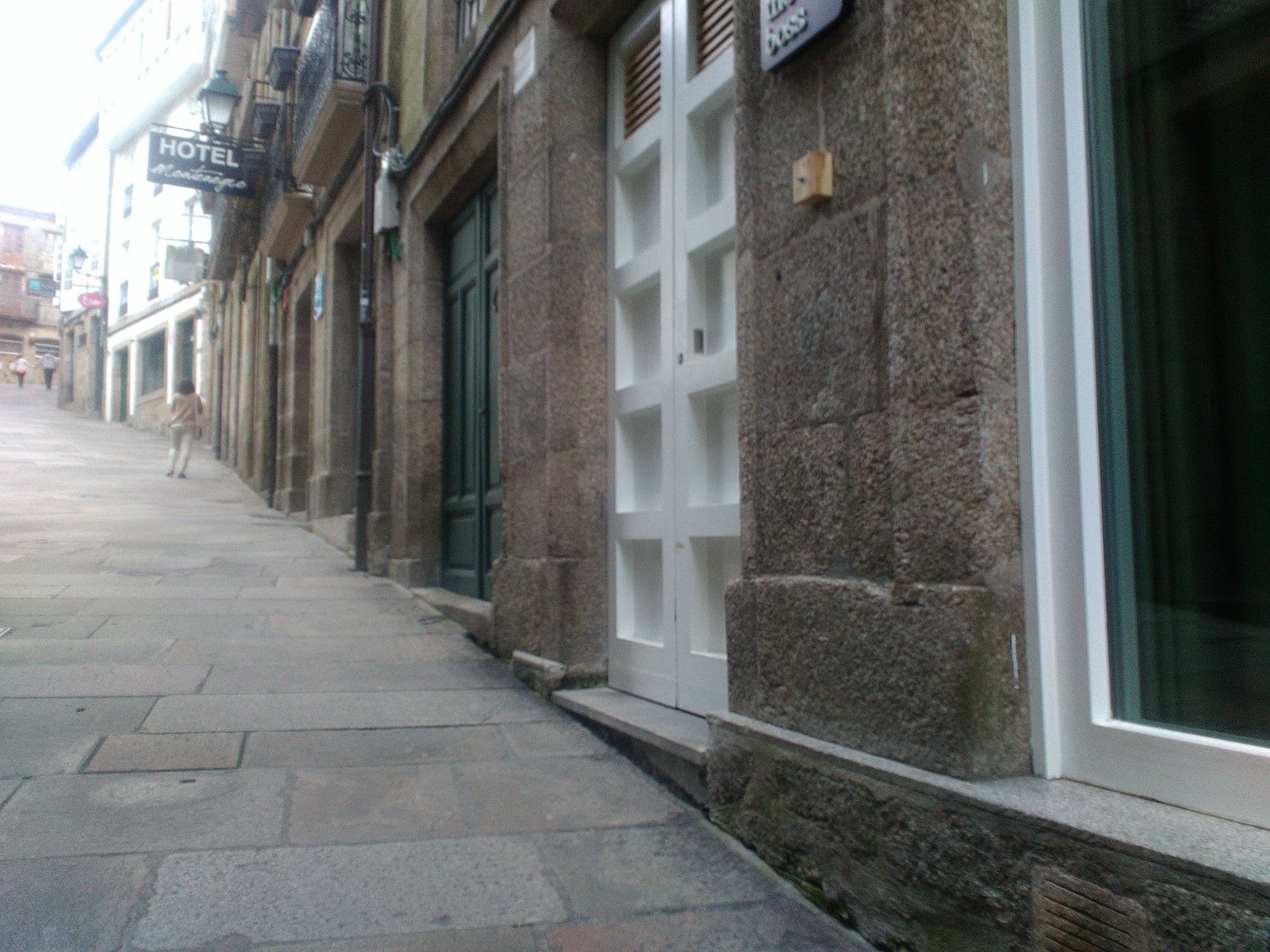 Street view near Hotel Montenegro, Santiago de Compostela