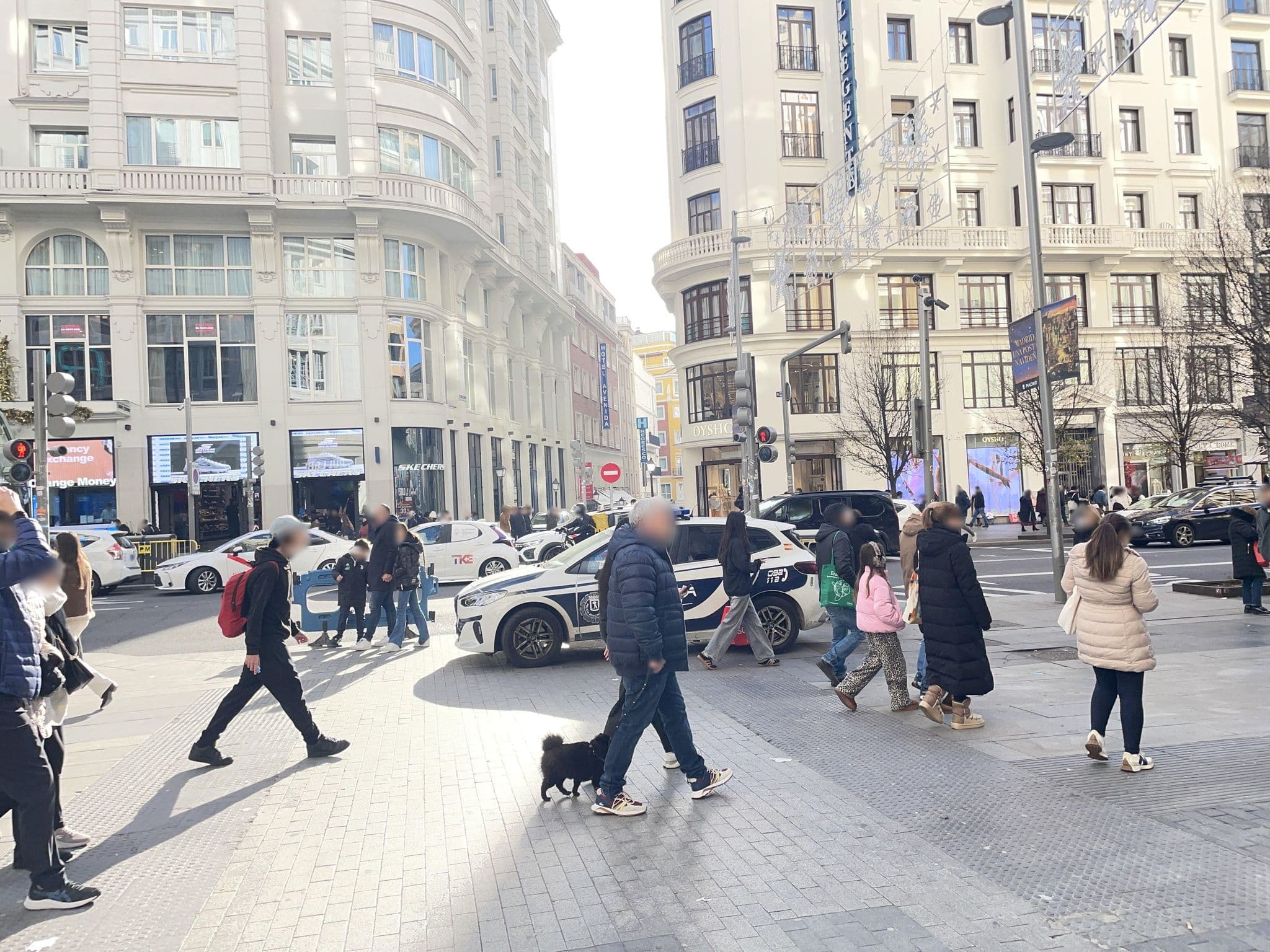 Street view near Hyatt Centric Gran Vía Madrid, Madrid Centro