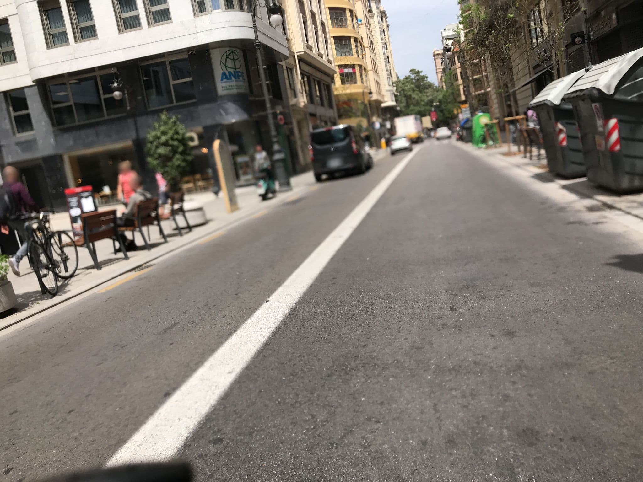Street view near Meliá Plaza, Valencia