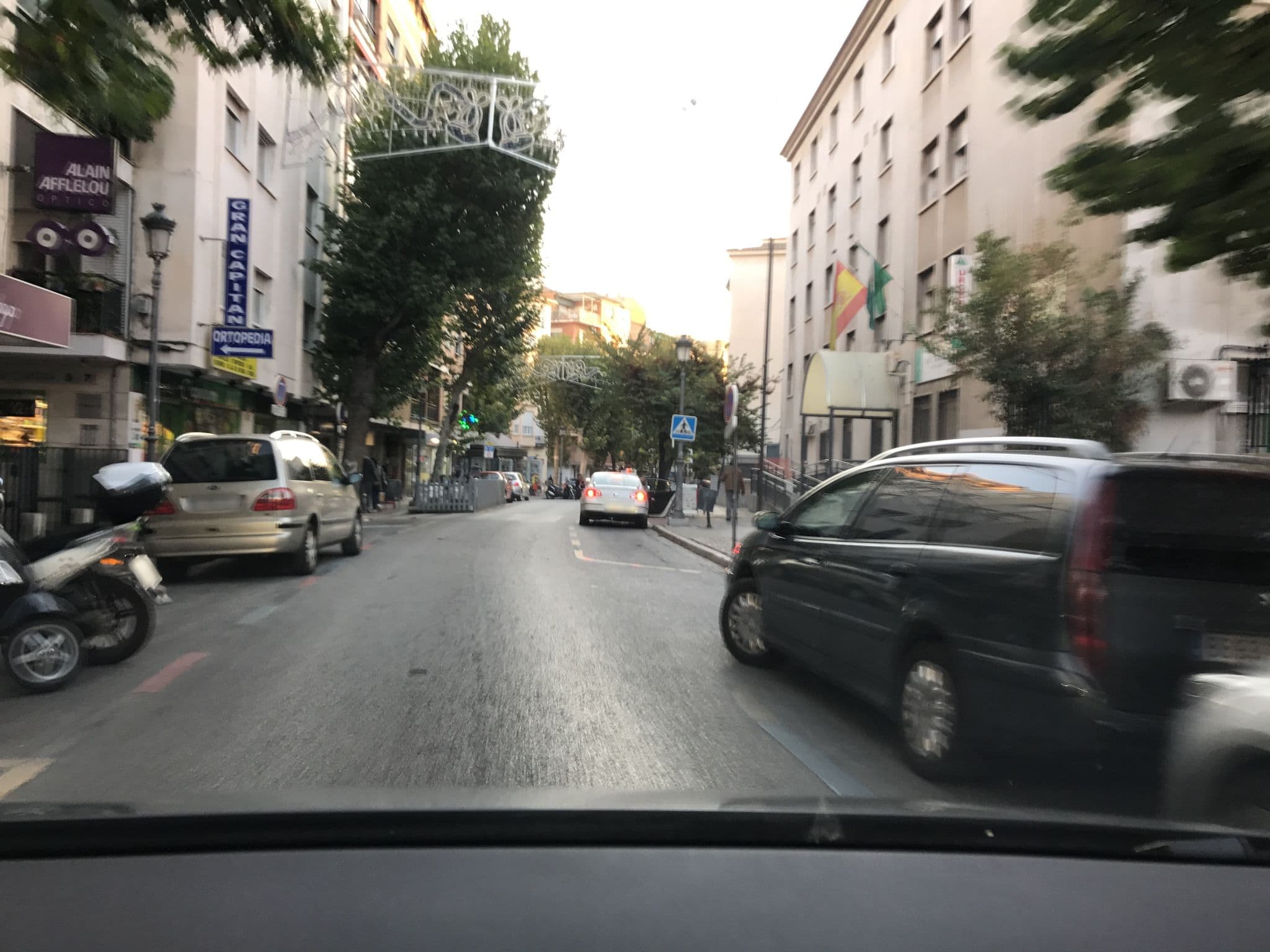 Street view near Hotel Monasterio Granada, Granada