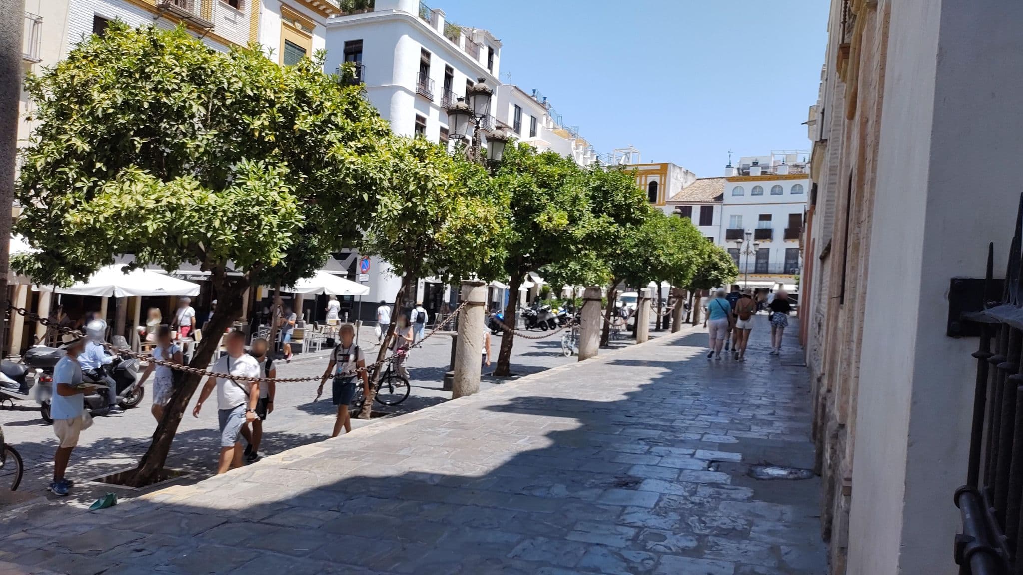Street view near Puerta Catedral, Sevilla