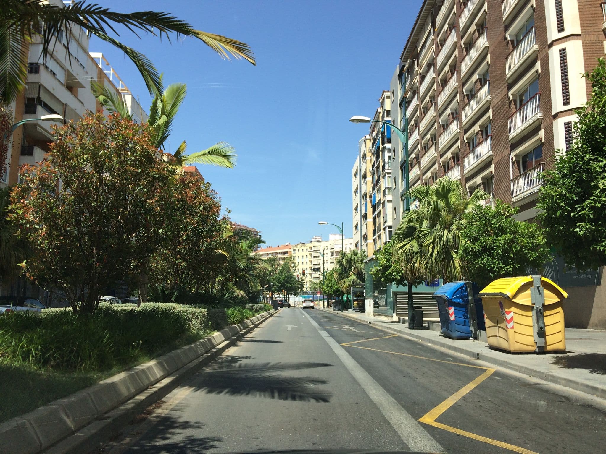 Street view near Pension Terminal, Málaga