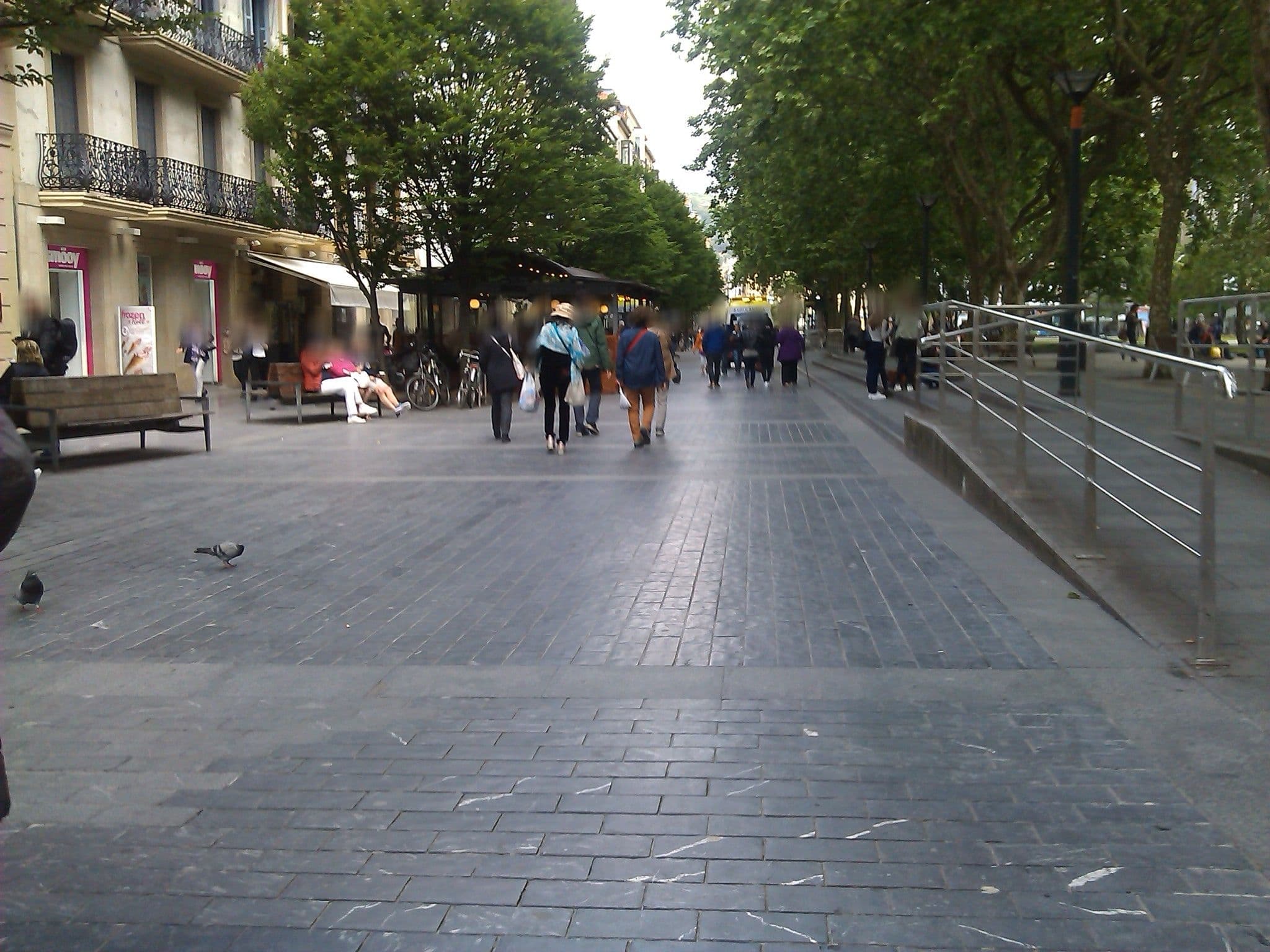 Street view near Pensión Alameda, Donostia / San Sebastián