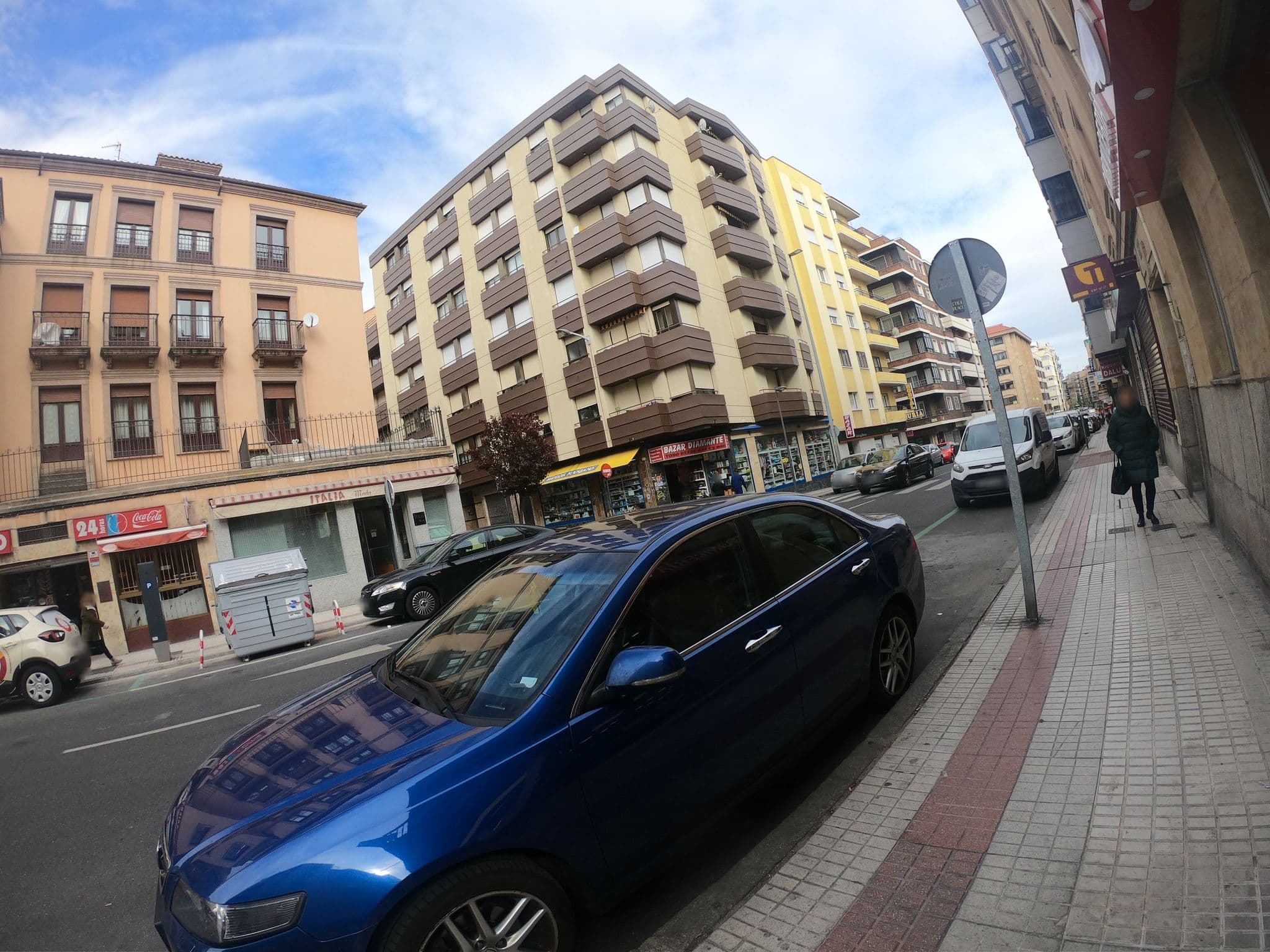 Street view near Hostal Salamanca Home, Santa Marta de Tormes — © sanchi (CC BY-SA · Mapillary)