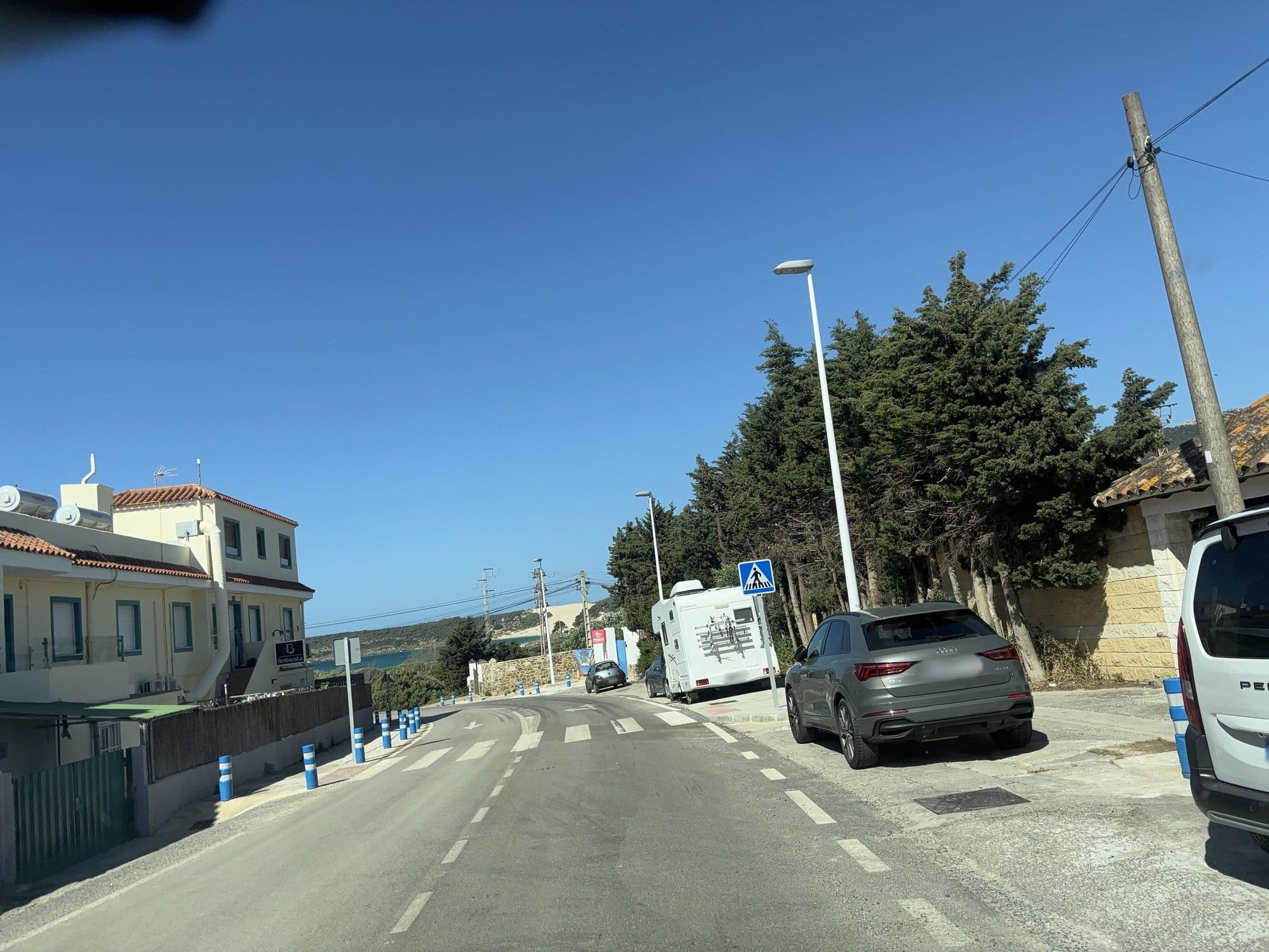 Street view near Apartamentos Trajano Bolonia, Zahara de los Atunes — © seraq (CC BY-SA · Mapillary)